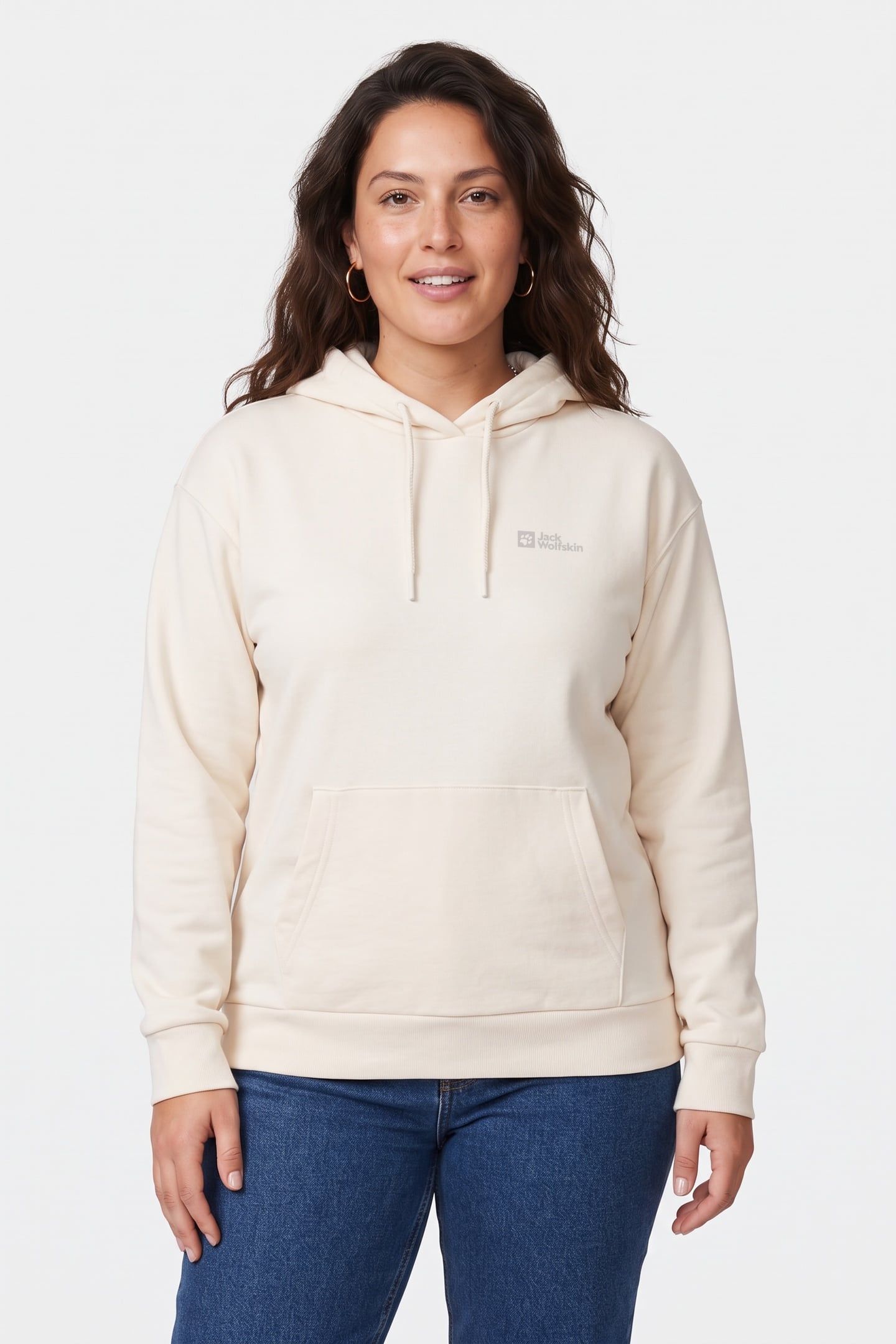 ESSENTIAL HOODIE COTTON WHITE 1