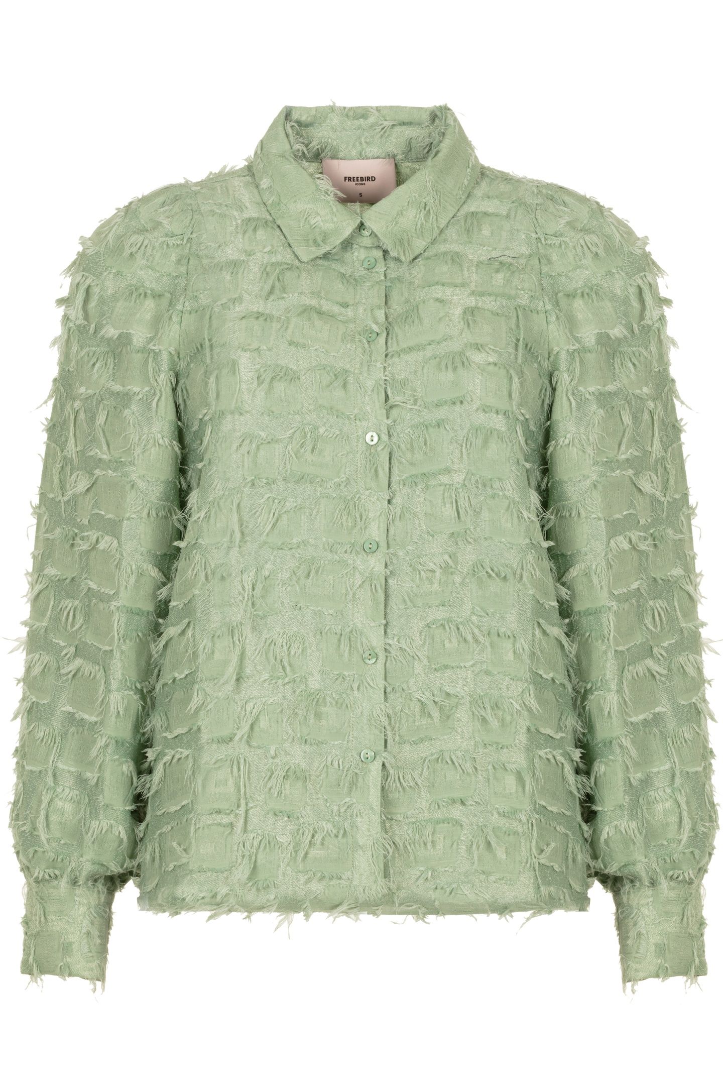 BENDA BLOUSE SAGE GREEN 2