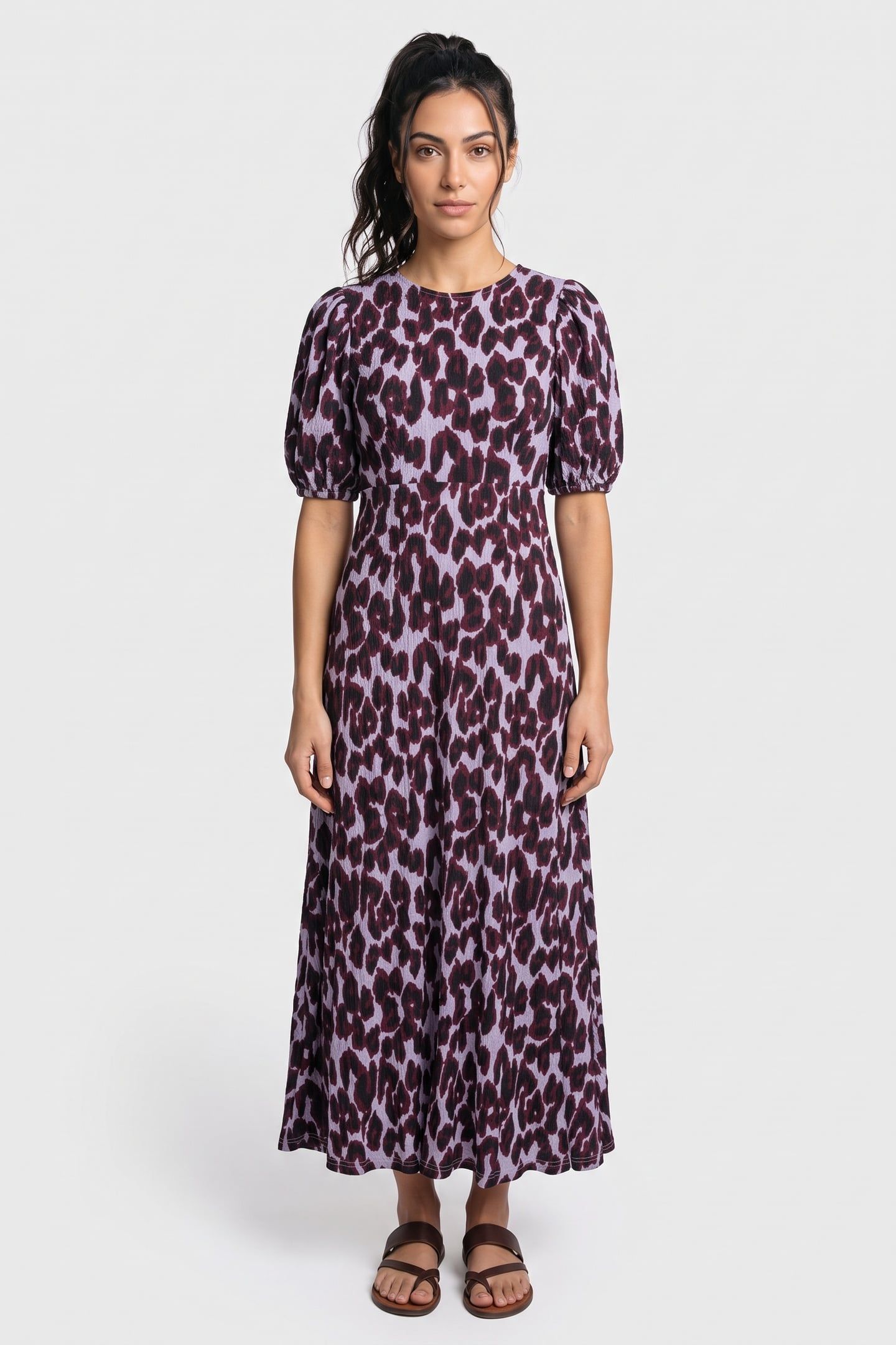 LOLITA DRESS PURPLE PRINT 1