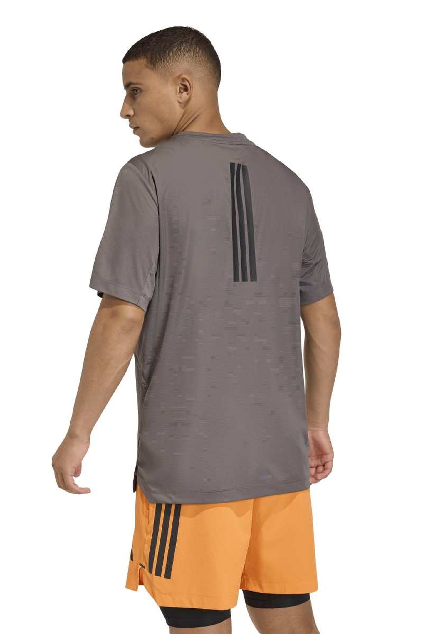 UNISEX D4T PRIMELIFT TEE CHARCOAL 2