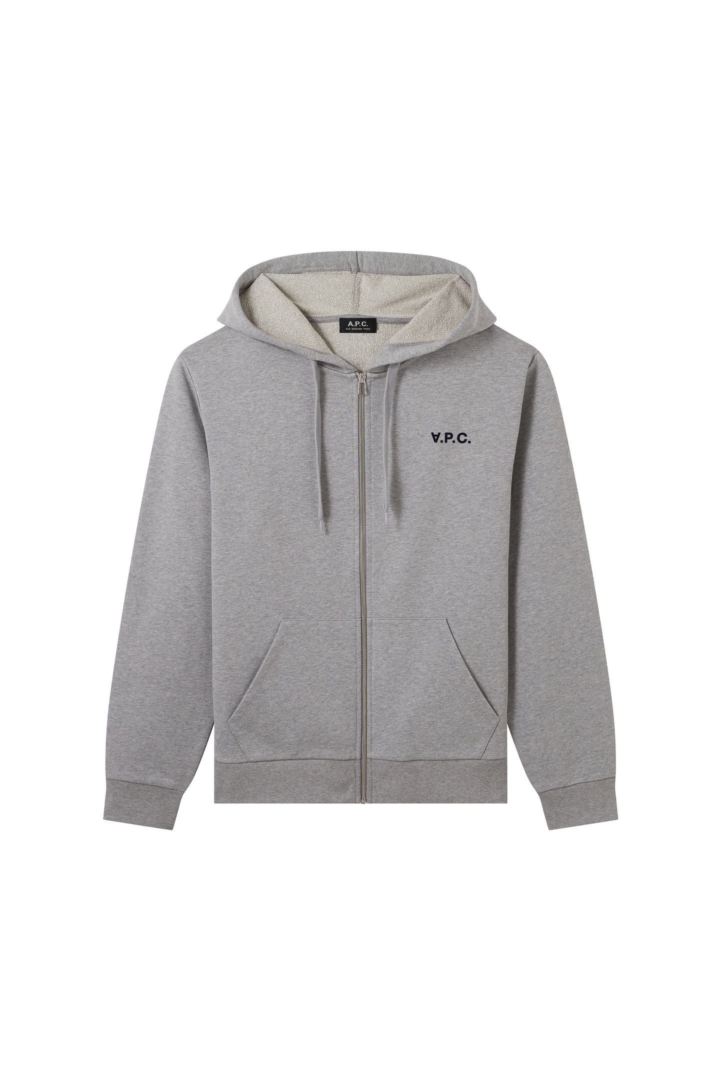 UNISEX HOODIE QUENTIN HEATHERED GREY 1