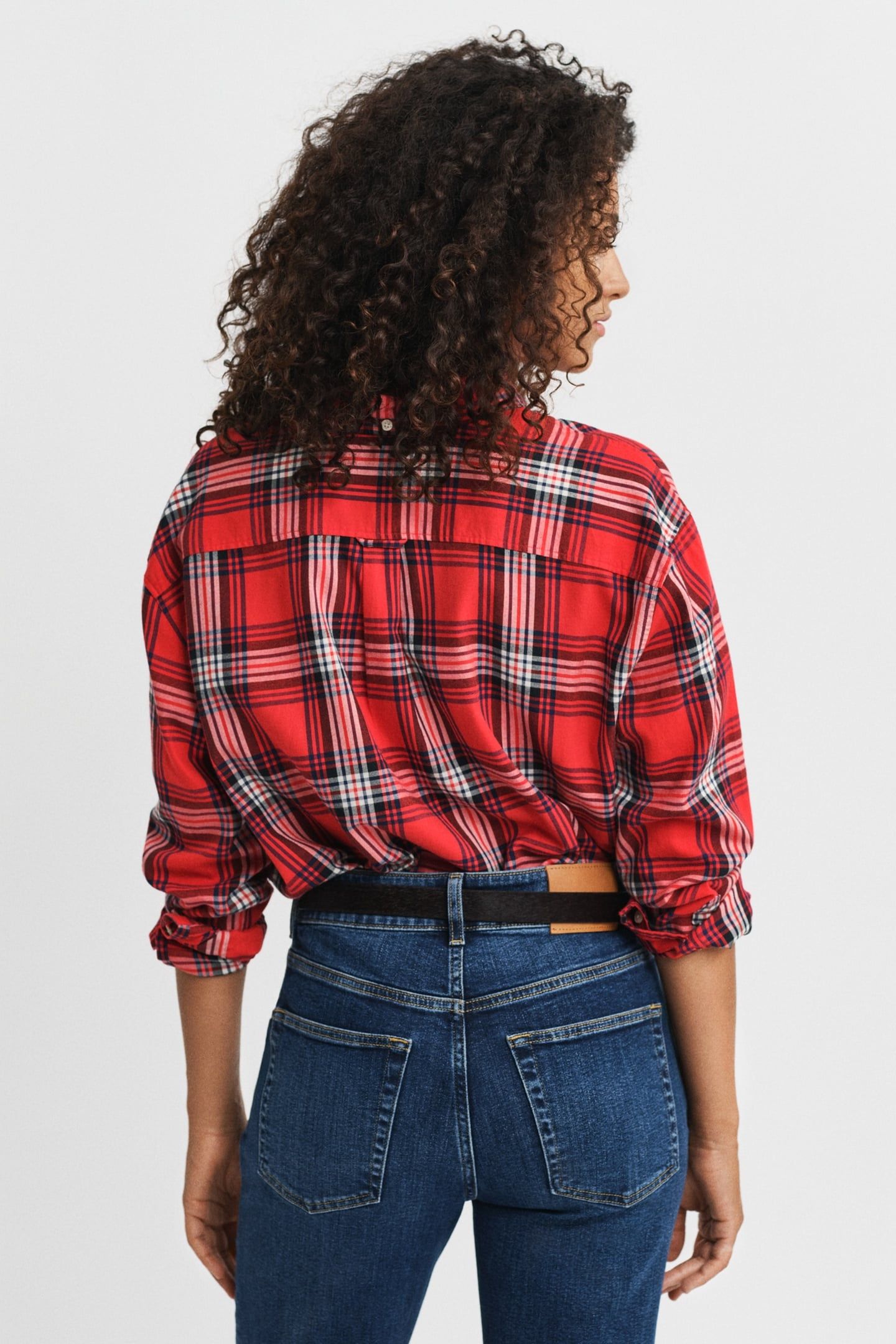 REL CHECKED FLANNEL BD SHIRT RUBY RED 2