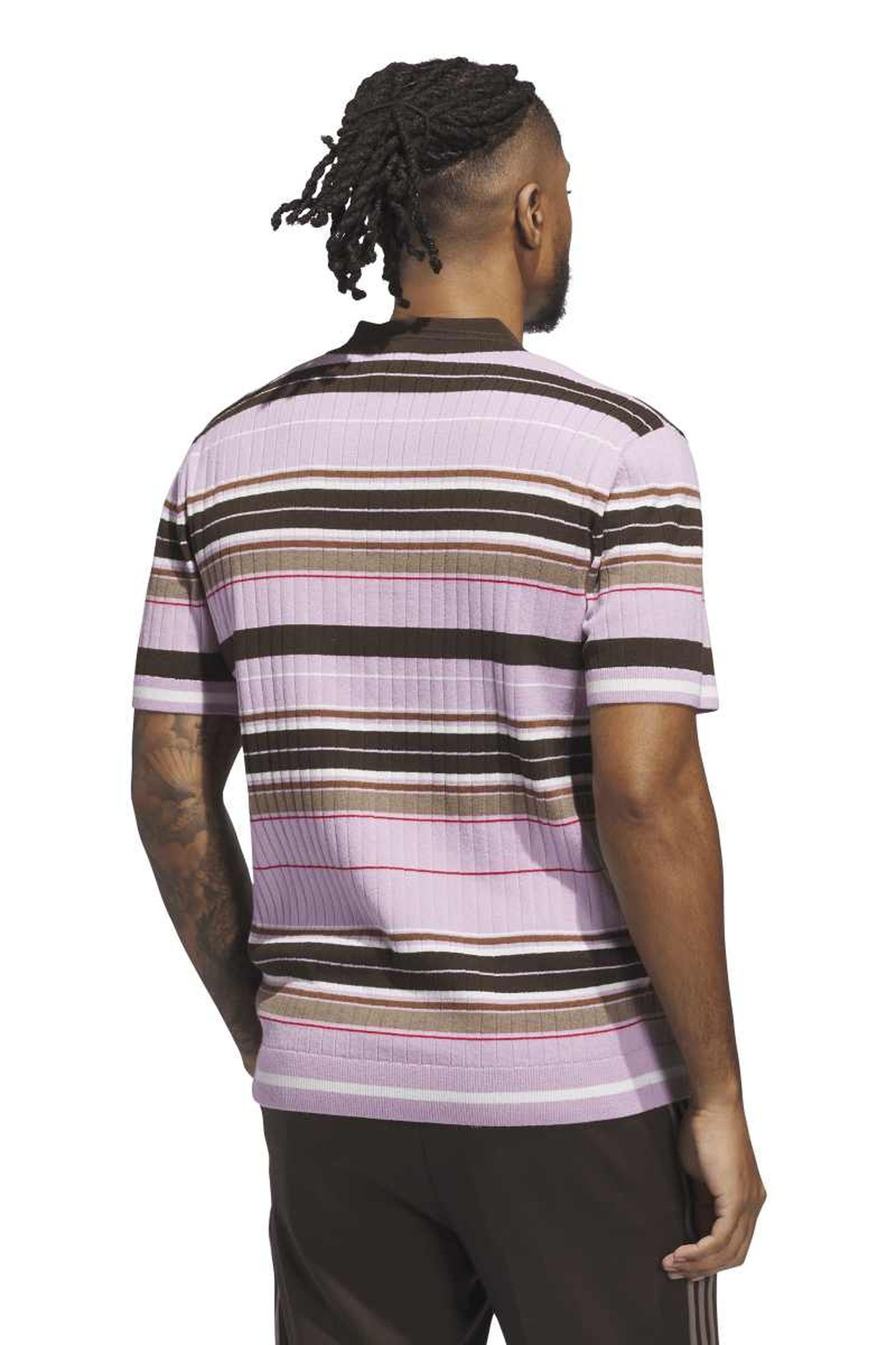 UNISEX MR STRIPE POLO BLISS LILAC 2