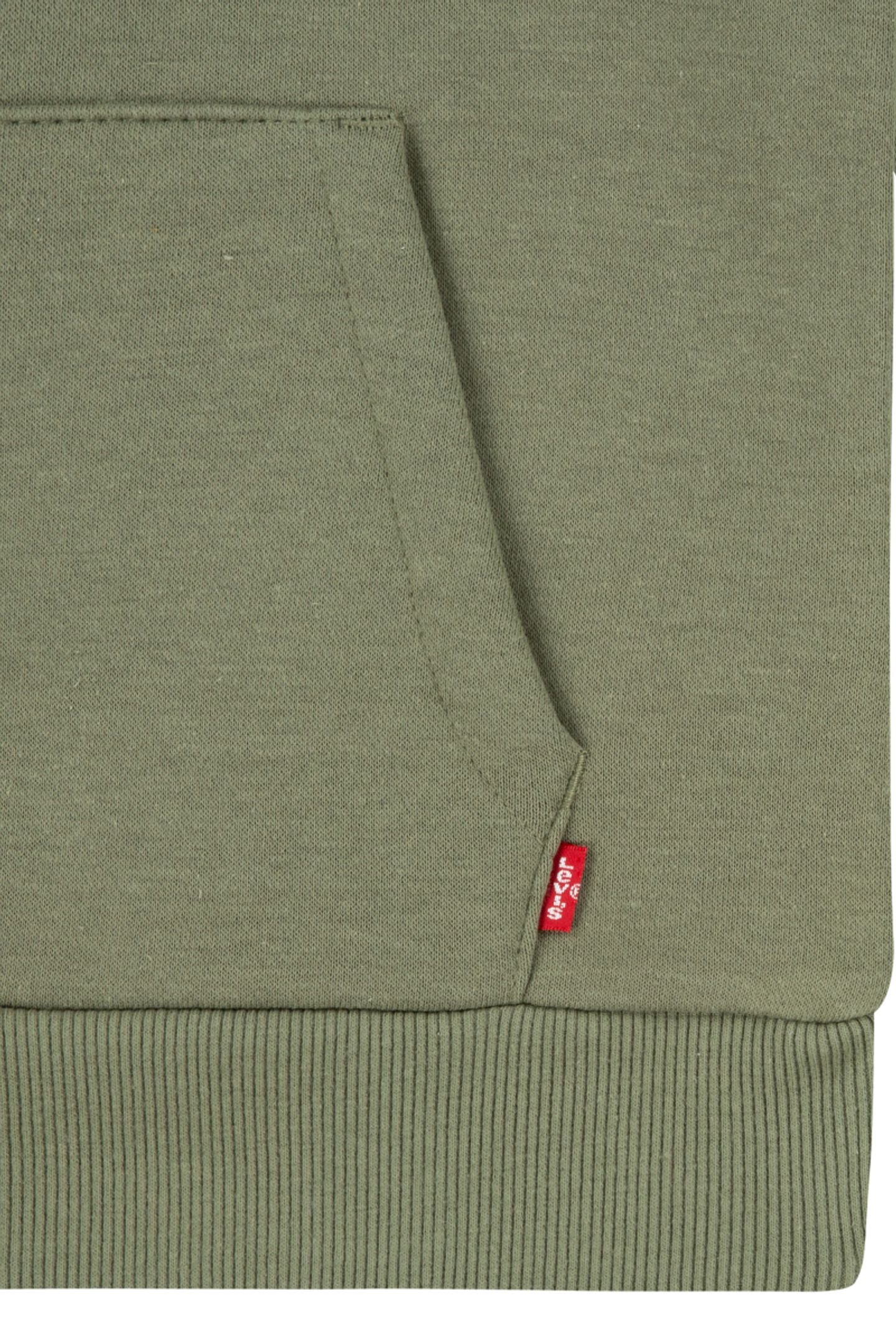 BOYS BATWING SCREENPRINT HOODIE OLIVINE 4