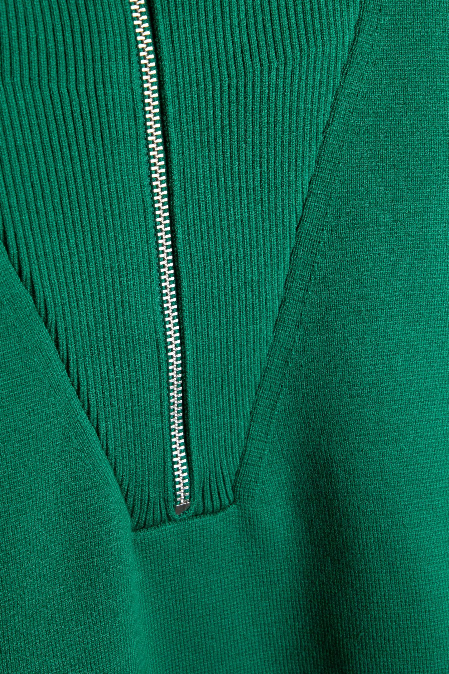 LS SNOWY TECH KNIT SWEATER DECO GREEN 4