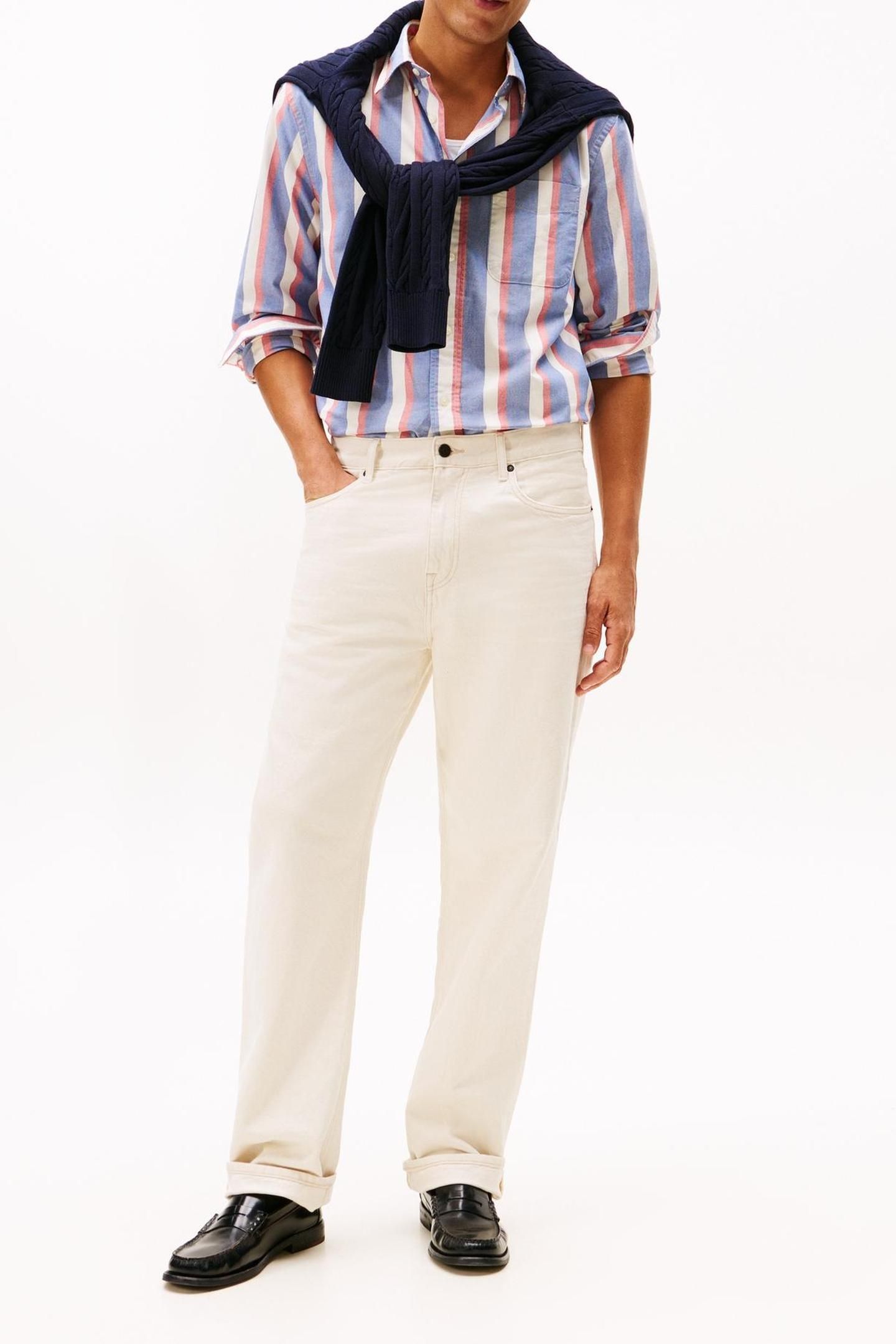 HERITAGE OXFORD ICON WEDGE BLUE/MULTI STRIPE 2