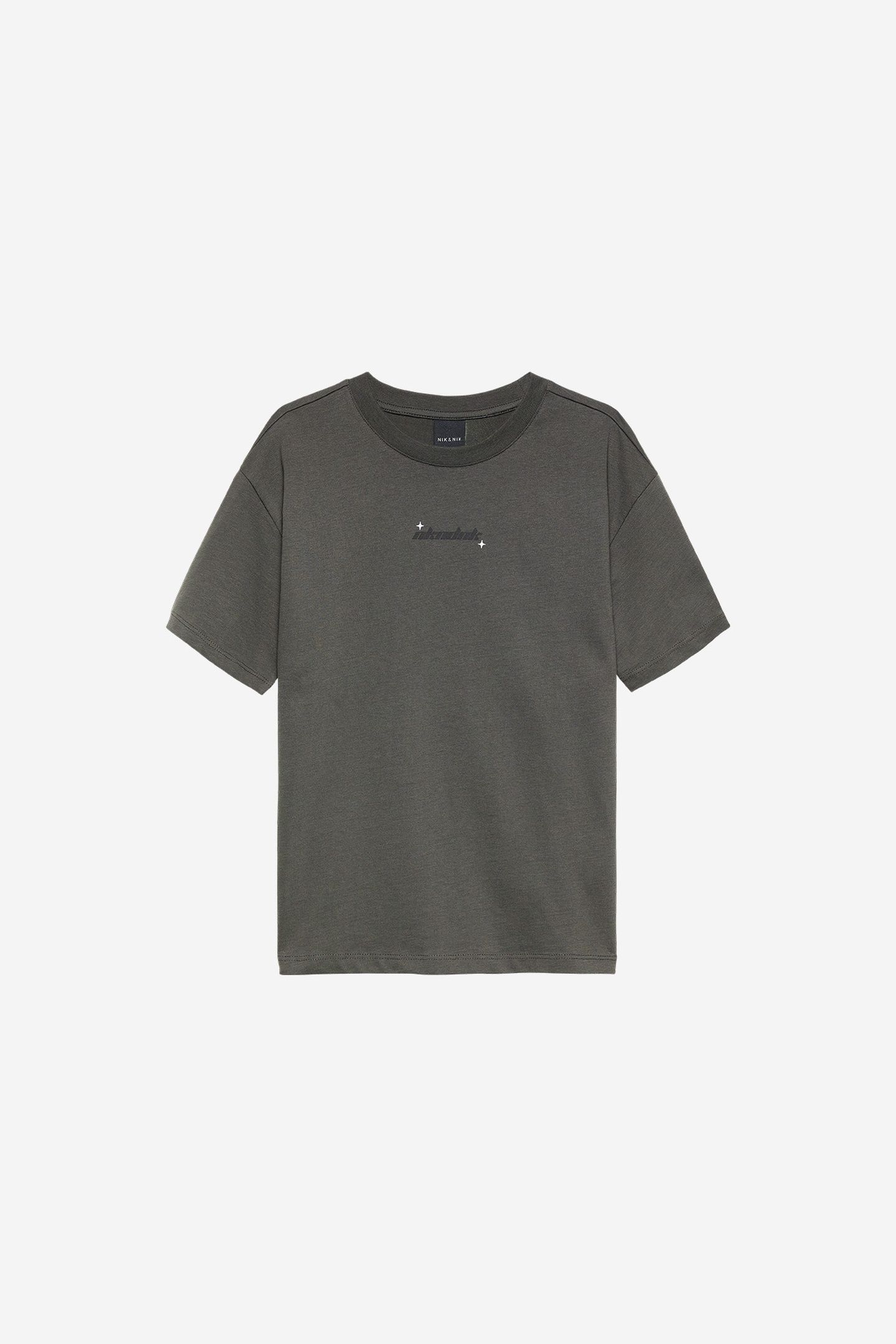 WEBBING T-SHIRT CHARCOAL 1