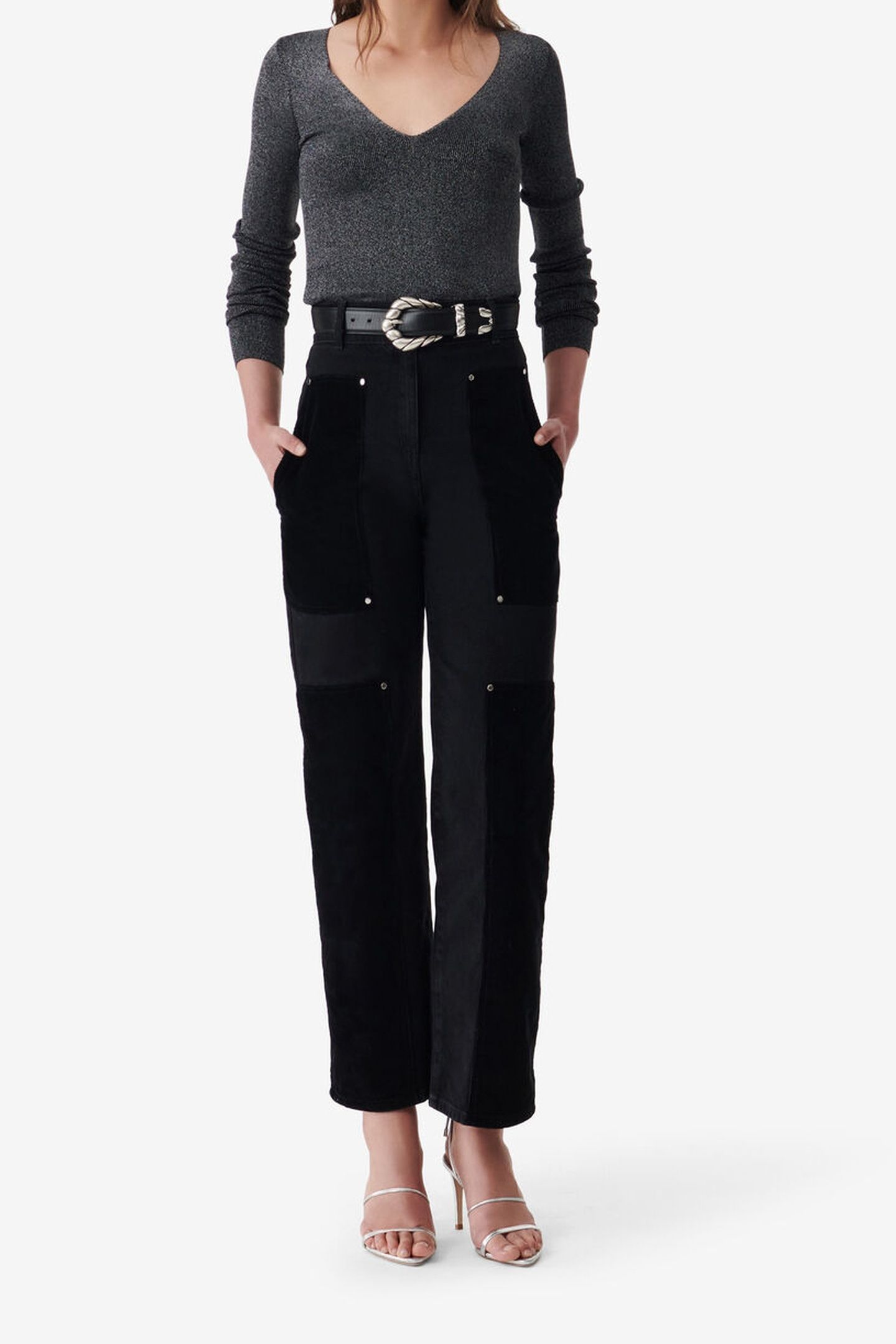 AFFA SWEATER BLACK LUREX 1
