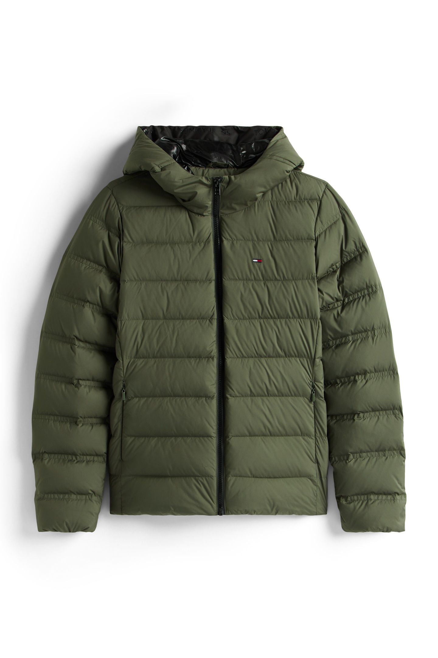 TJW SLIM HOOD JACKET PEWTER GREEN 4