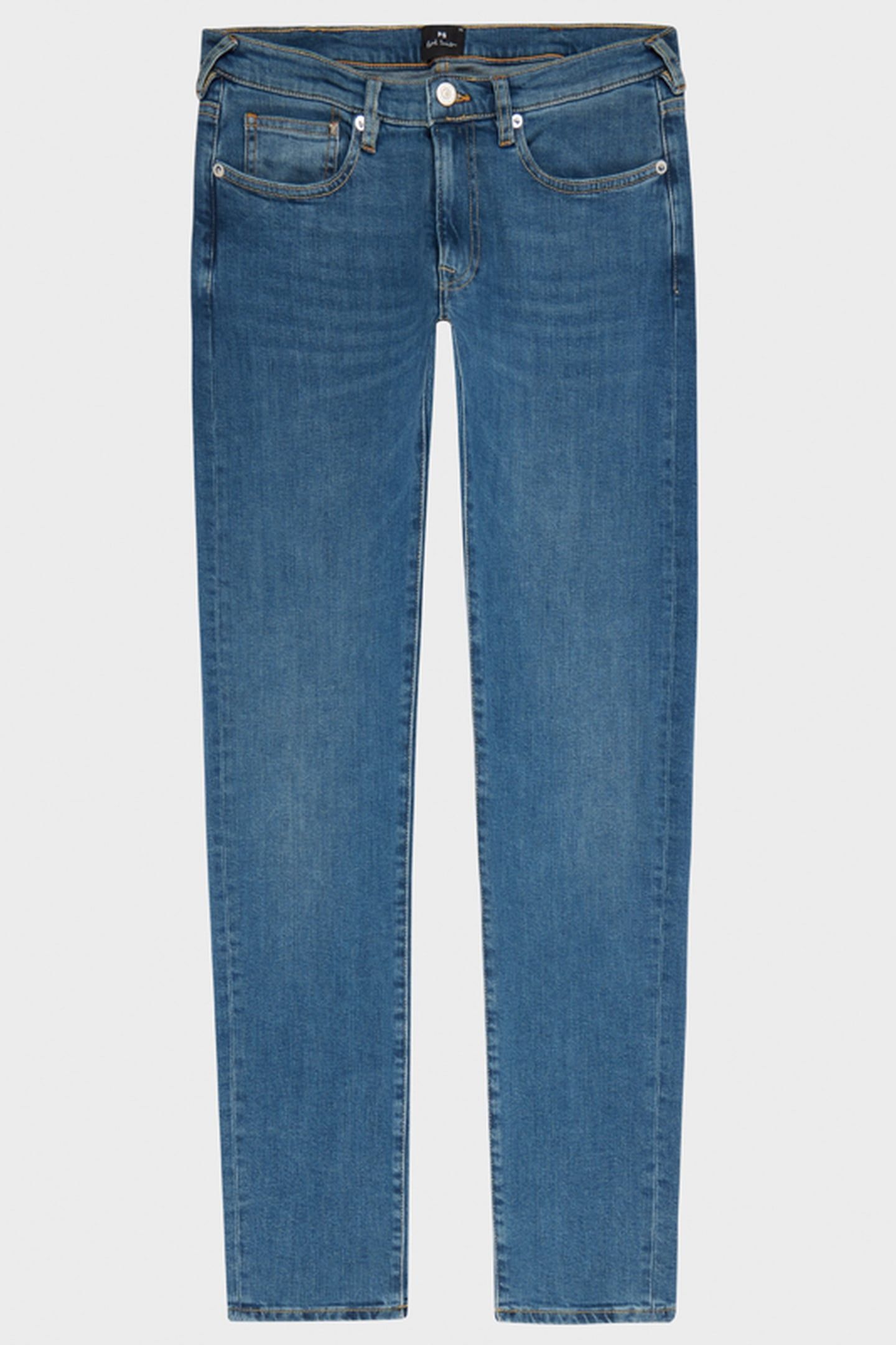 MENS SLIM FIT JEAN BLUE OVER DYED 2
