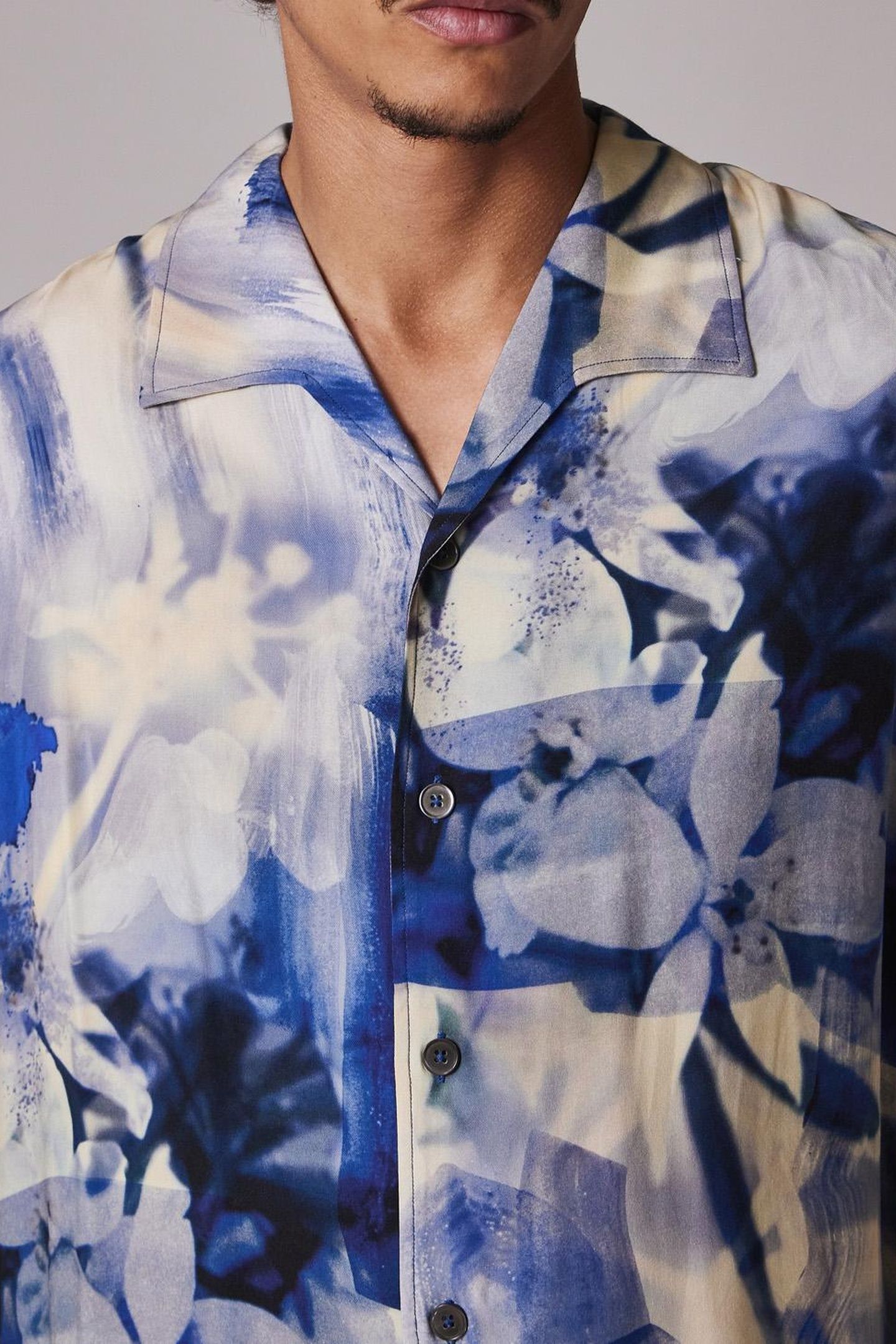 MENS S/S OVERSIZED SHIRT BLUE 8