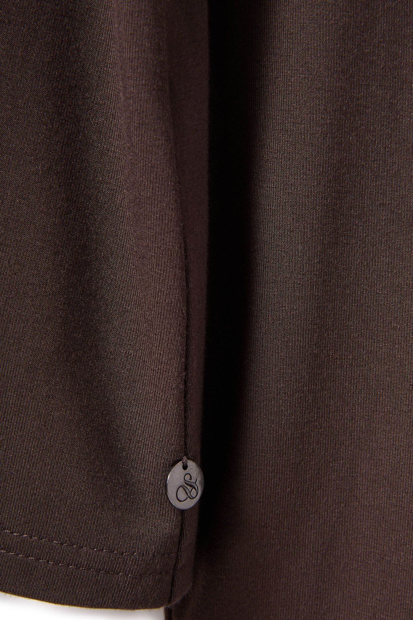 MOCK NECK TOP SEAL BROWN 7