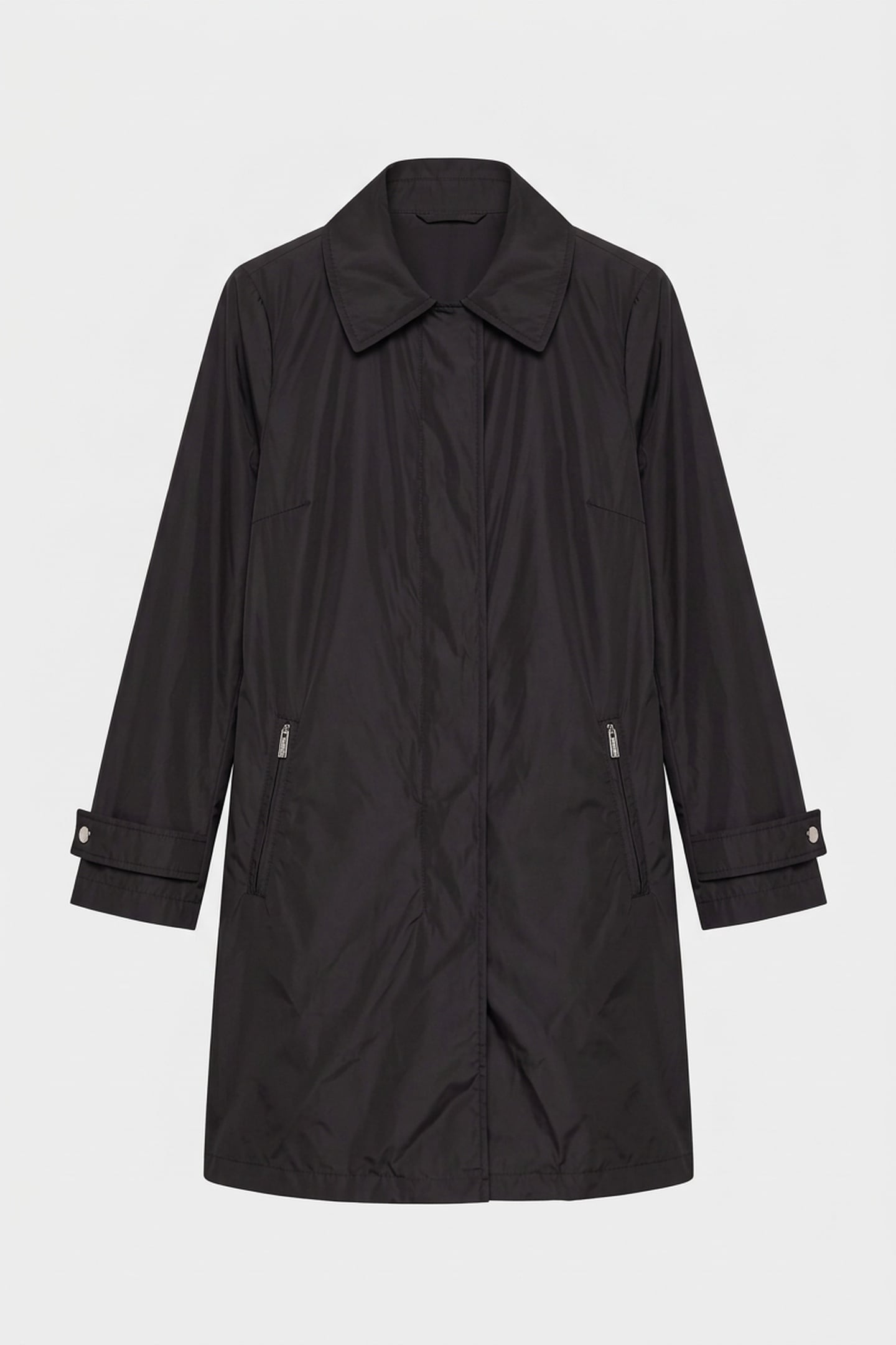ZIP UP RAINCOAT BLACK 3