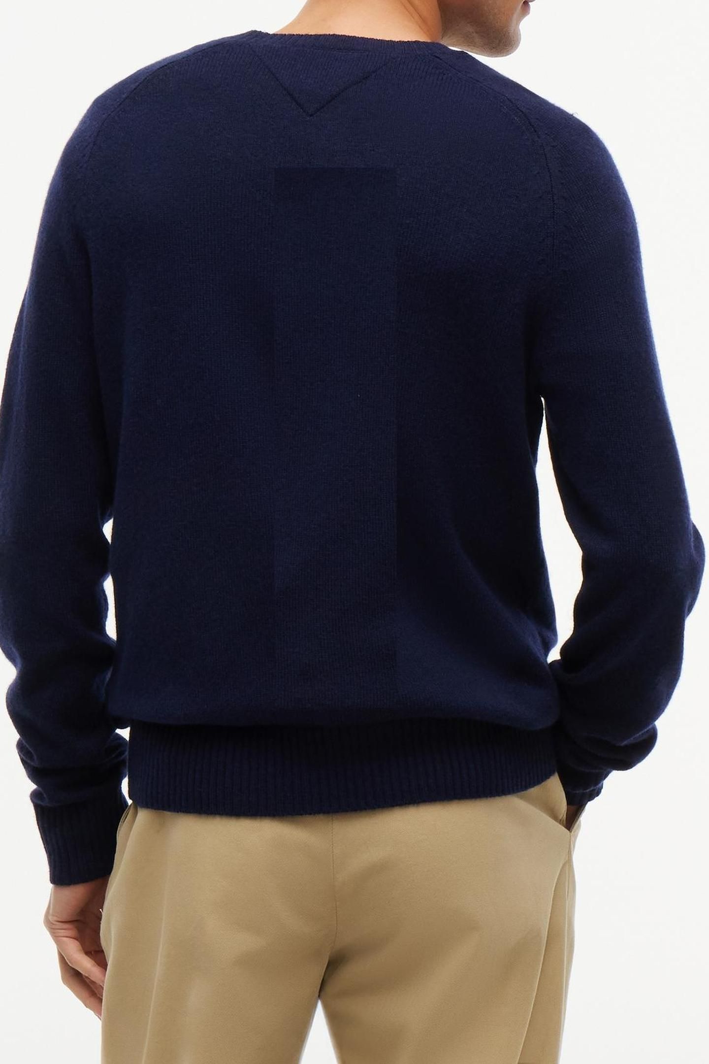 LAMBSWOOL CREW NECK NAVY BLUE 2
