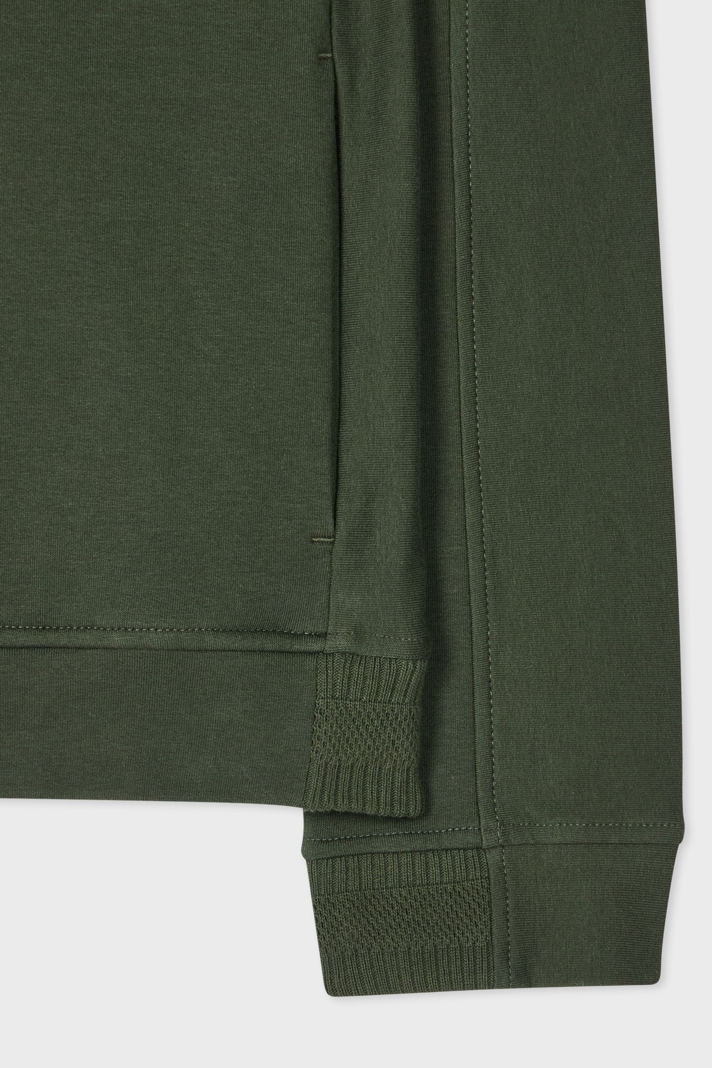 MENS REG FIT ZIP THRU HOODY VERY DARK GREEN 8