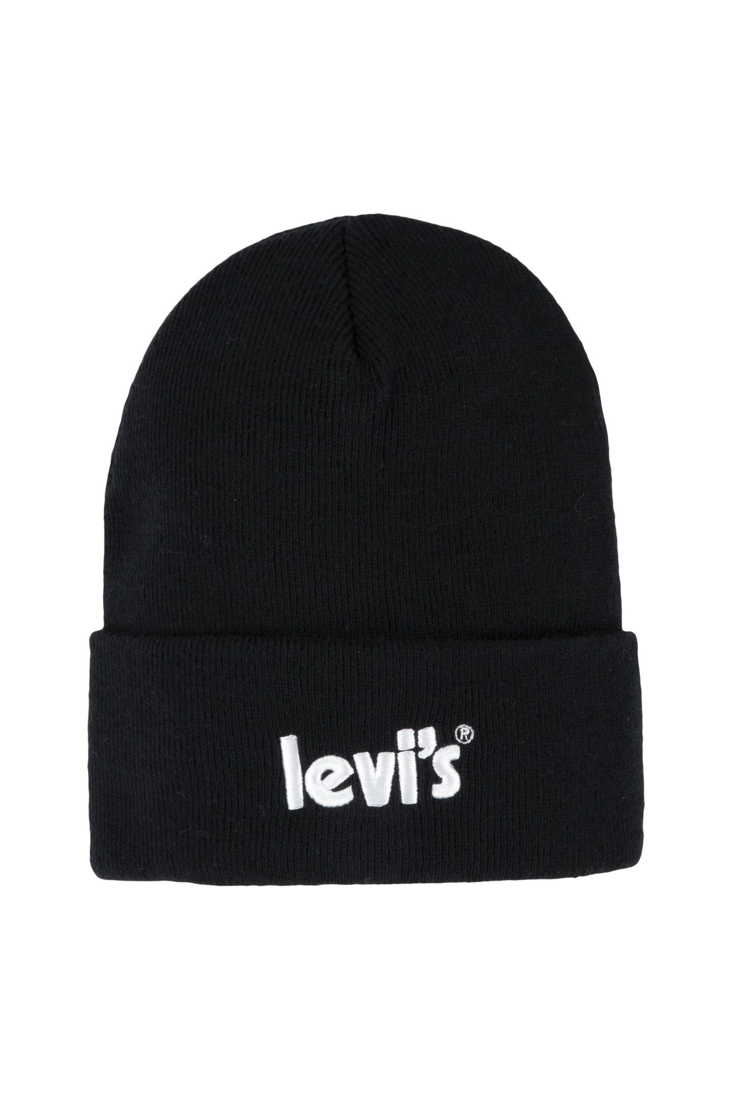 UNISEX LAN POSTER LOGO BEANIE BLACK 1