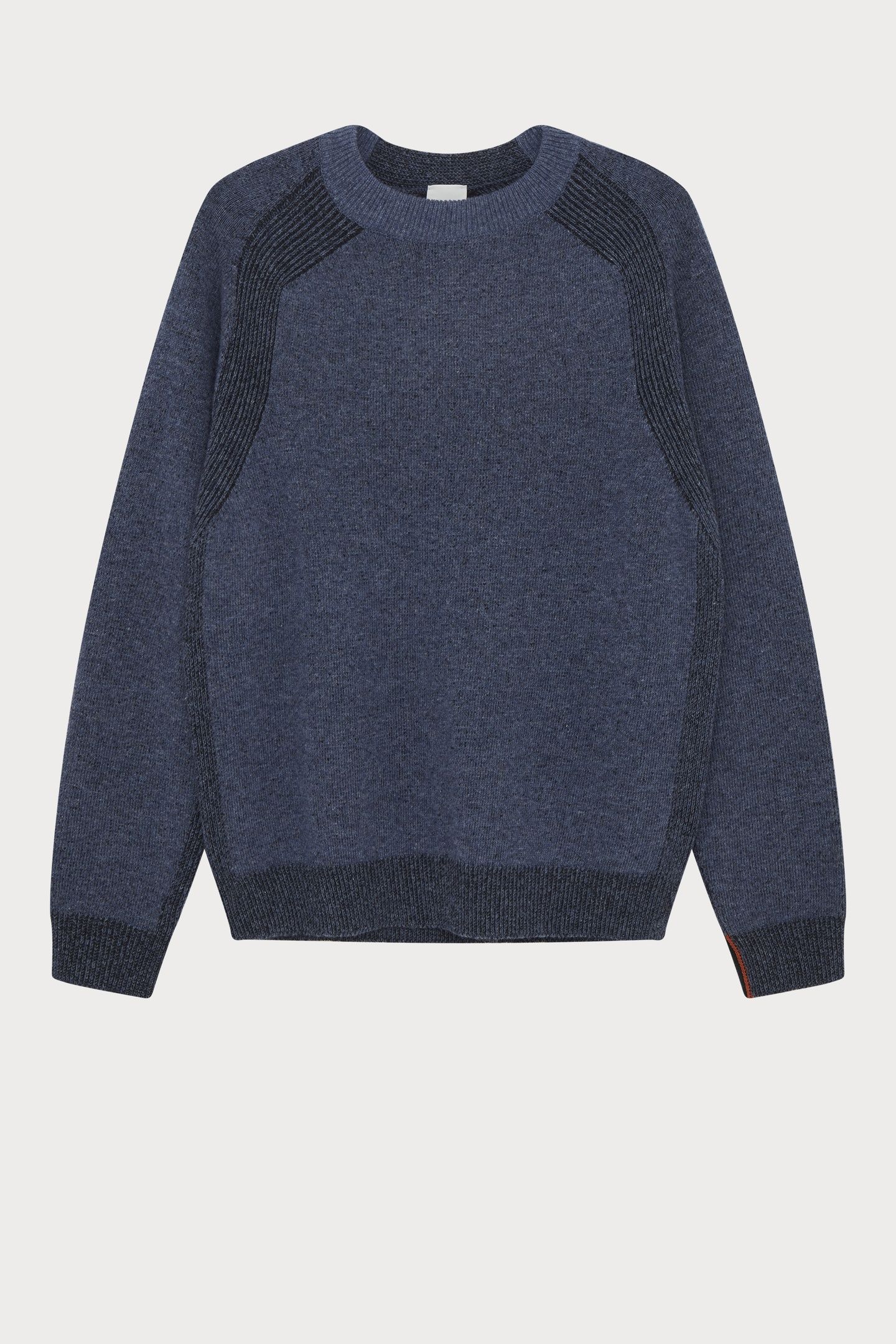 MENS SWEATER CREW NECK GREYISH BLUE 5