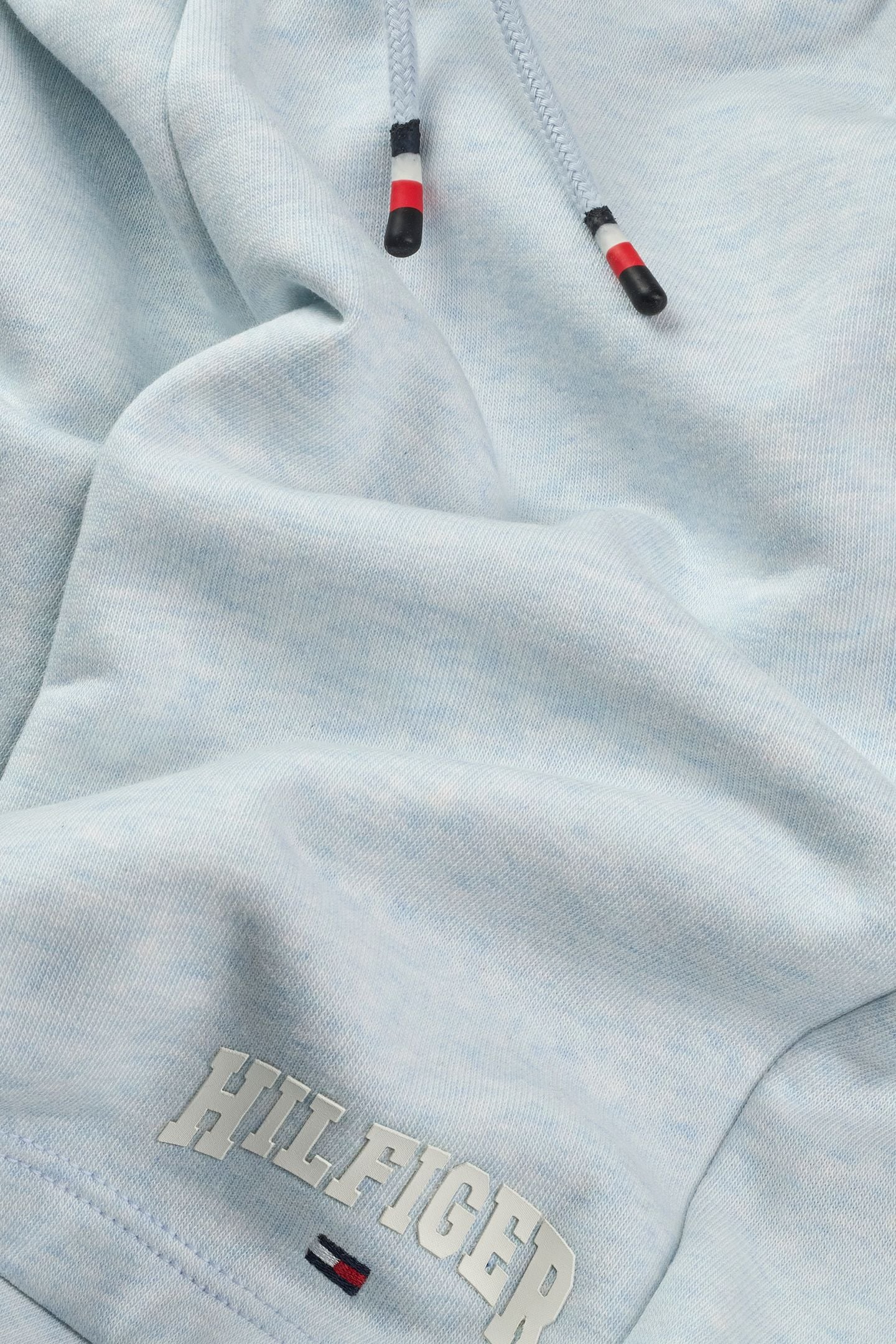 BOYS HILFIGER VARSITY SWEATSHORT BREEZY BLUE HEATHER 5