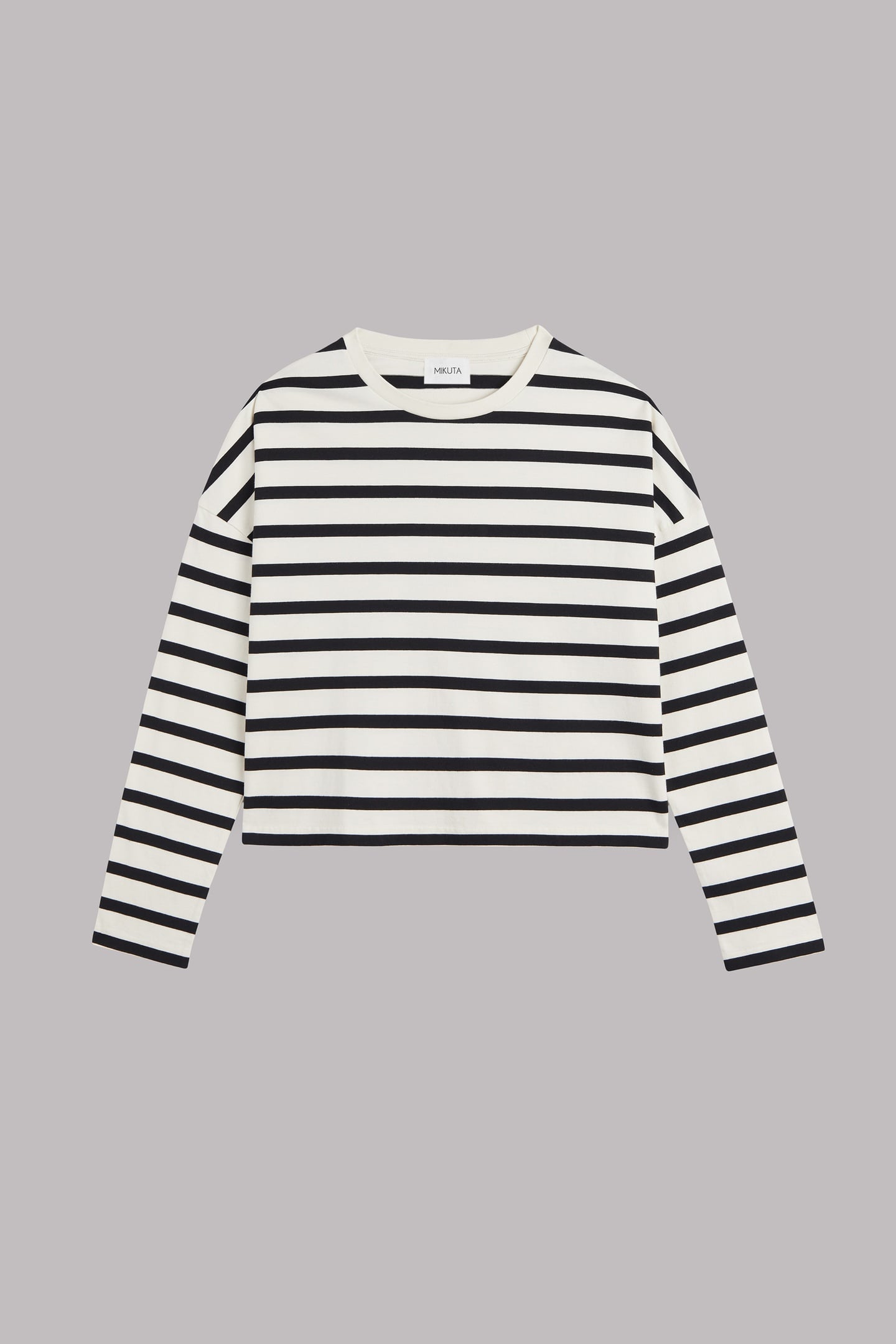 THE STRIPED LOOSE COTTON LONGSLEEVE 2