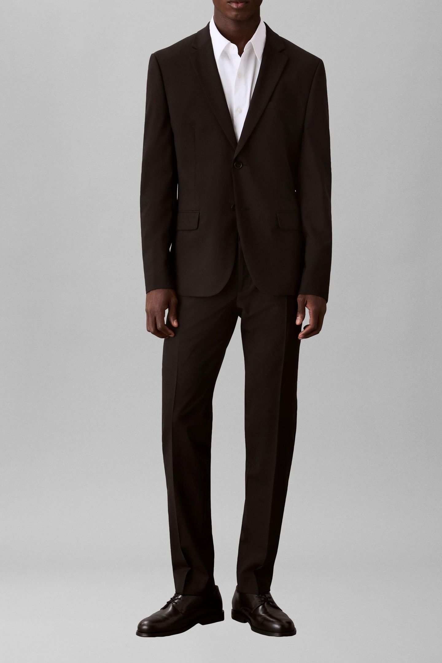 LS ITALIAN WOOL BLEND BLAZER BLACK 3