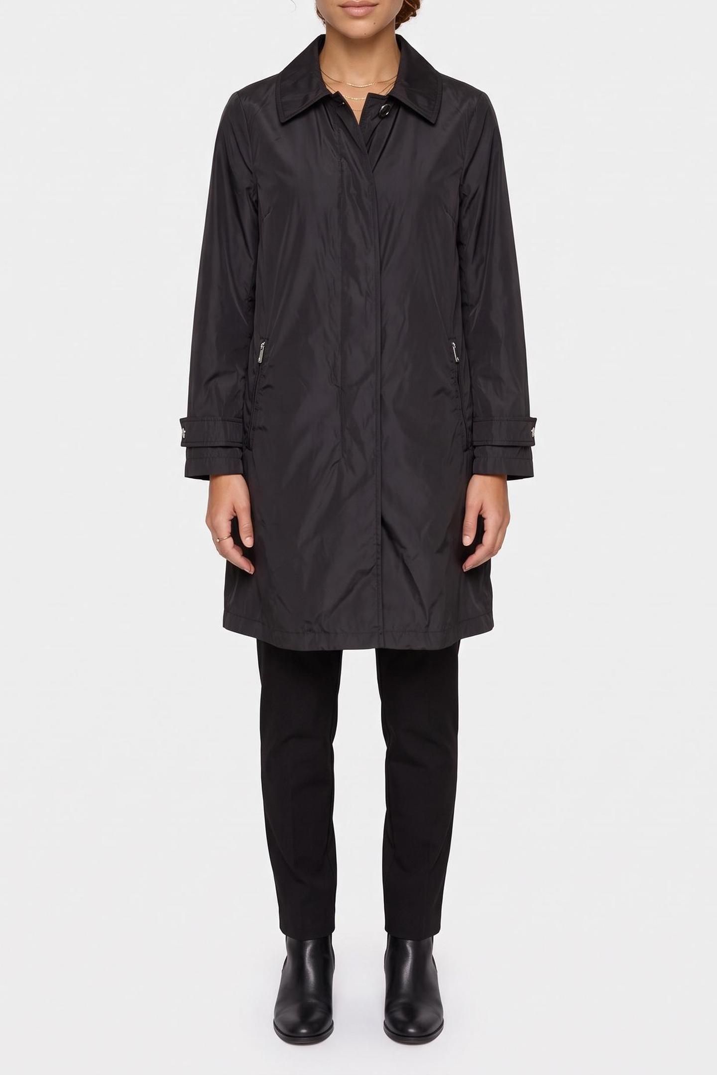 ZIP UP RAINCOAT BLACK 1