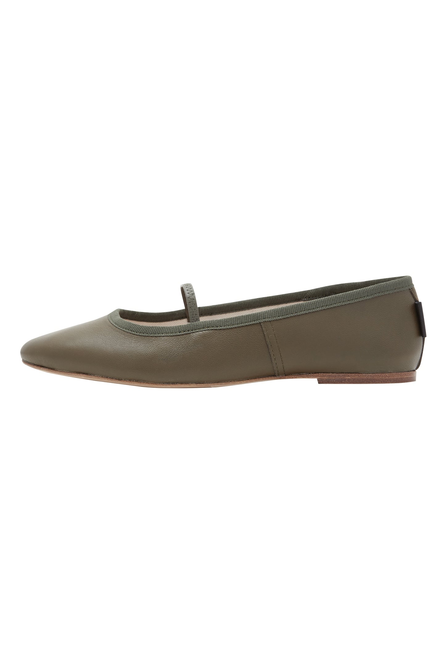 BALLET FLATS SWAN KHAKI 1