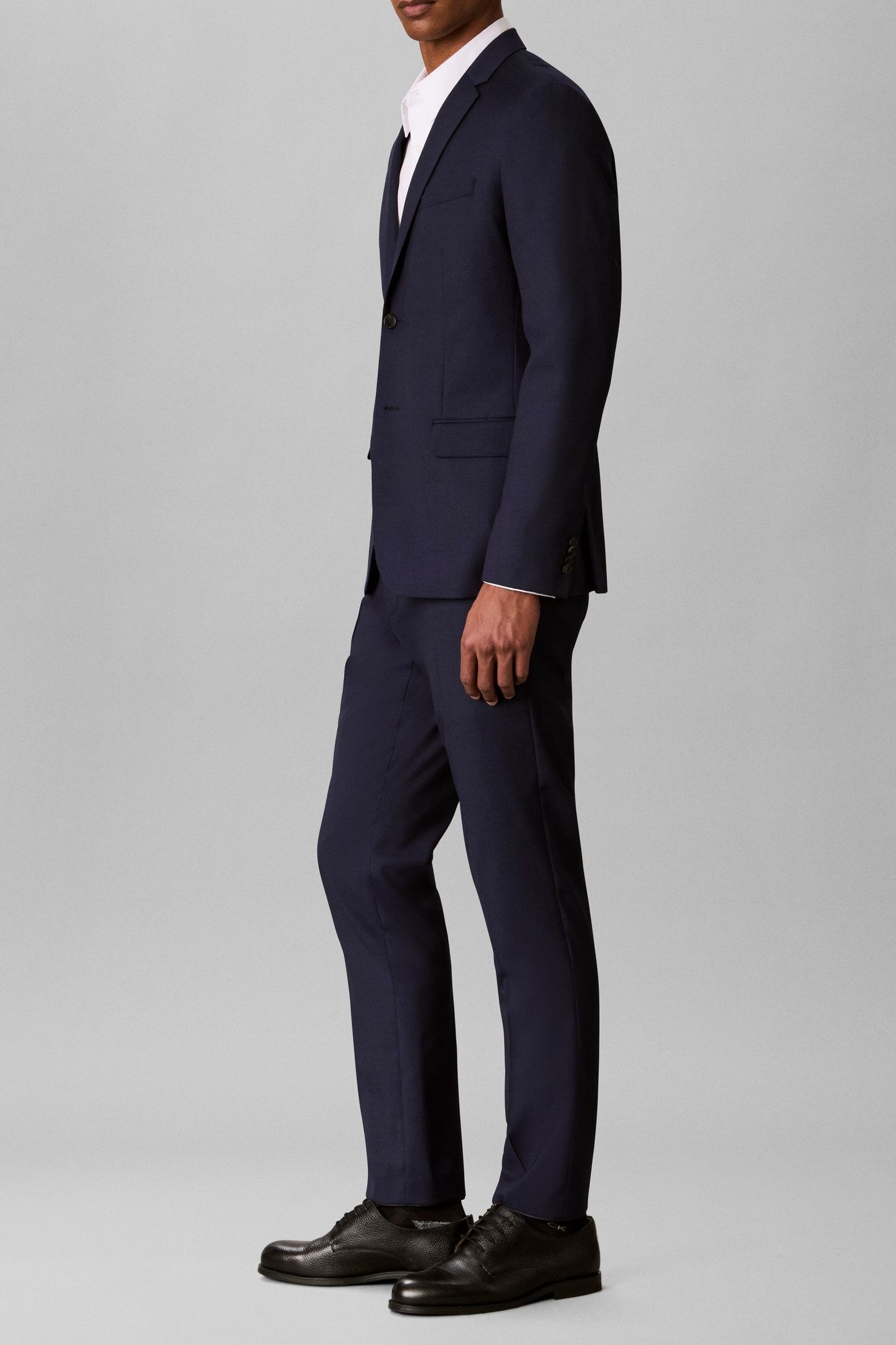 BIRDS EYE SLIM TROUSERS INK 5