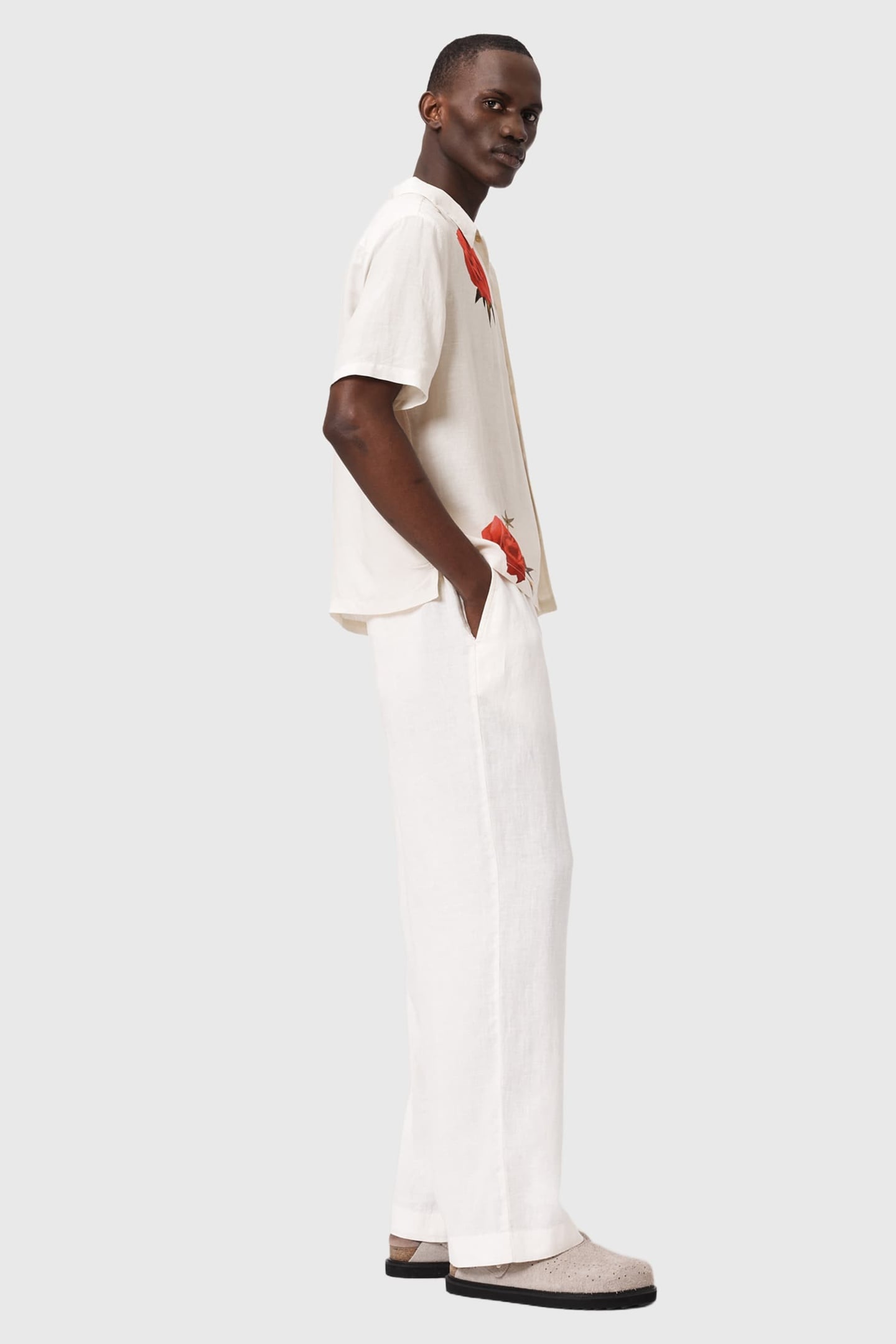 FLEUR FAZED SS SHIRT ECRU 6