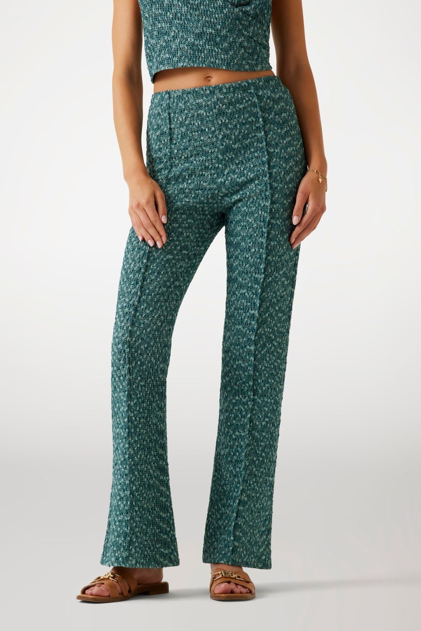 NALENY PLEATED PANT FORBIDDEN FOREST MUL 6
