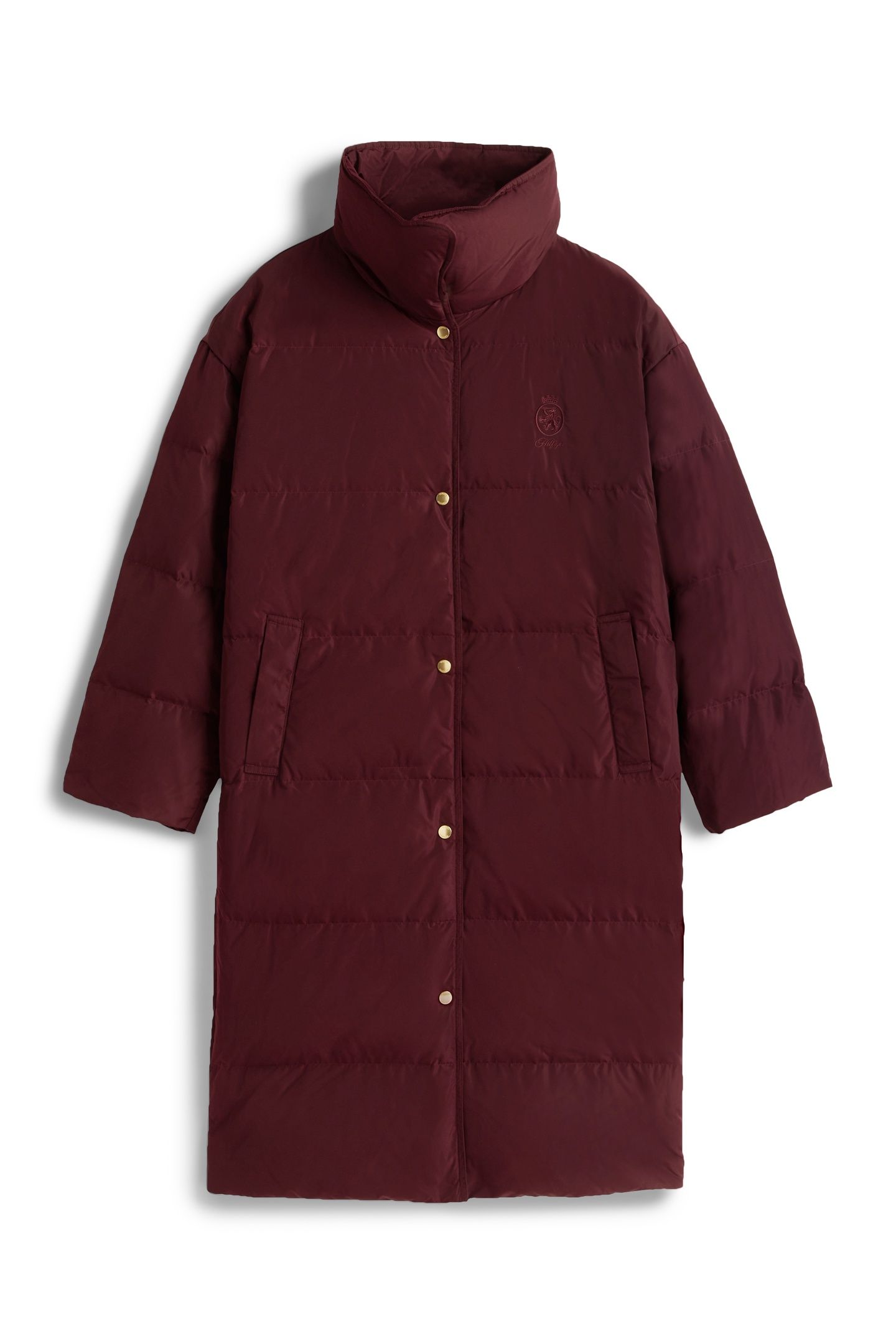 CREST MW DOWN REG COAT DEEP BURGUNDY 4