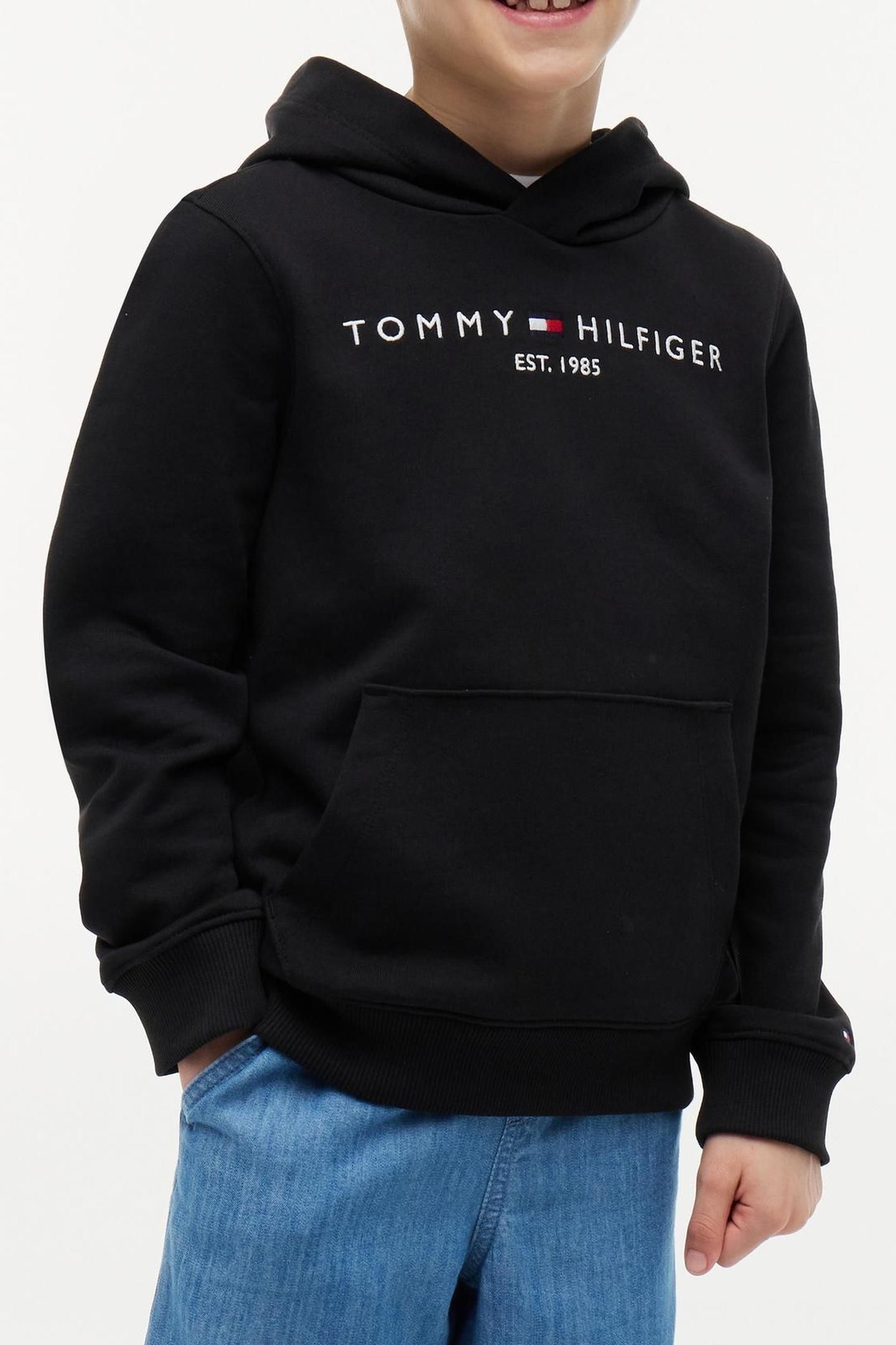 UNISEX ESSENTIAL HOODIE BLACK 6