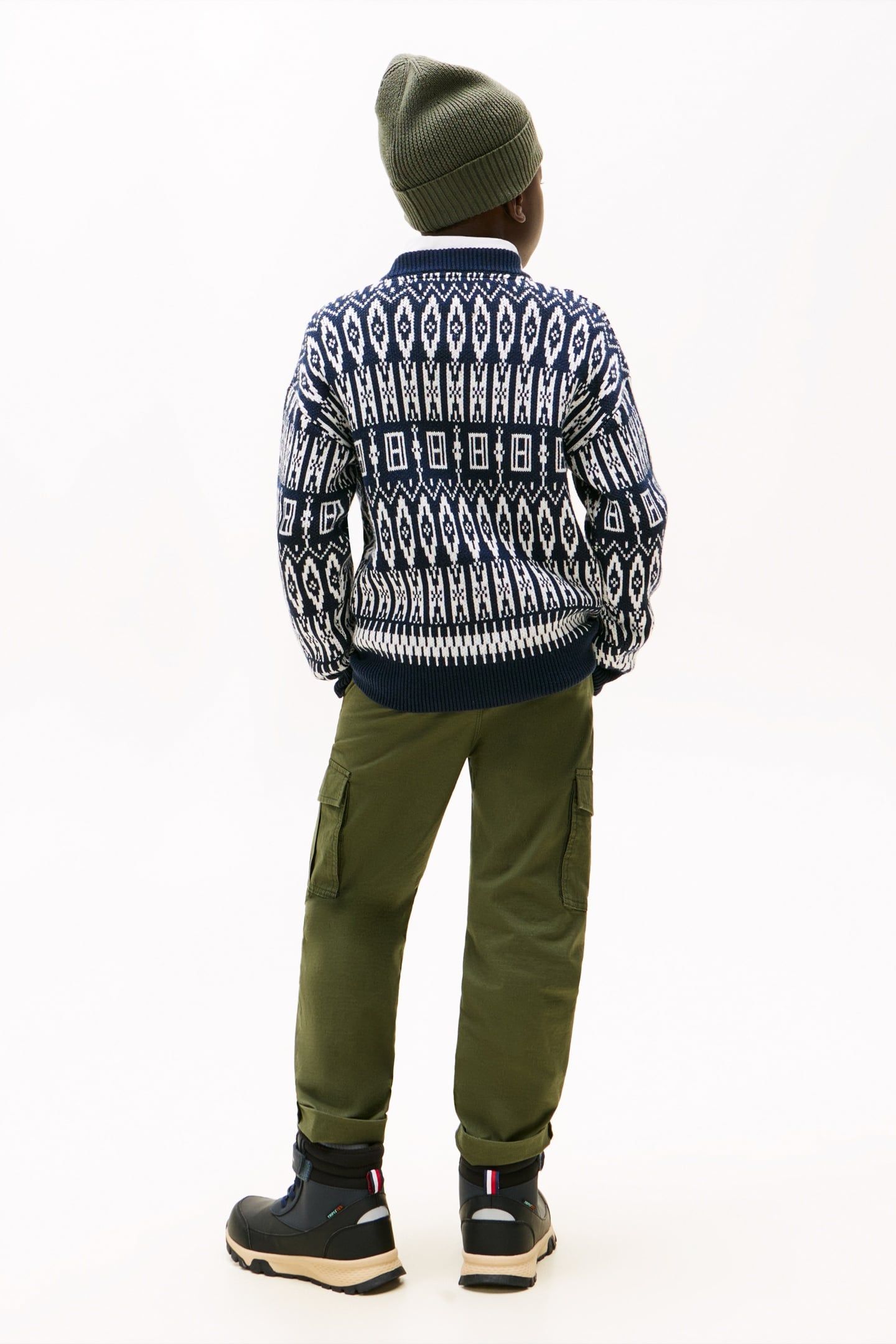 BOYS FAIRISLE C-NECK SWEATER AOP FAIRISLE 2