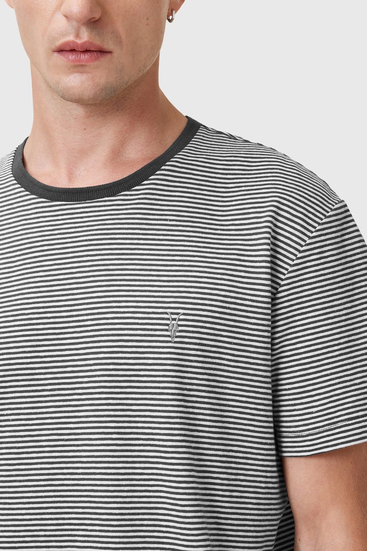 DILLON SS CREW CHALK WHITE/GREY 5