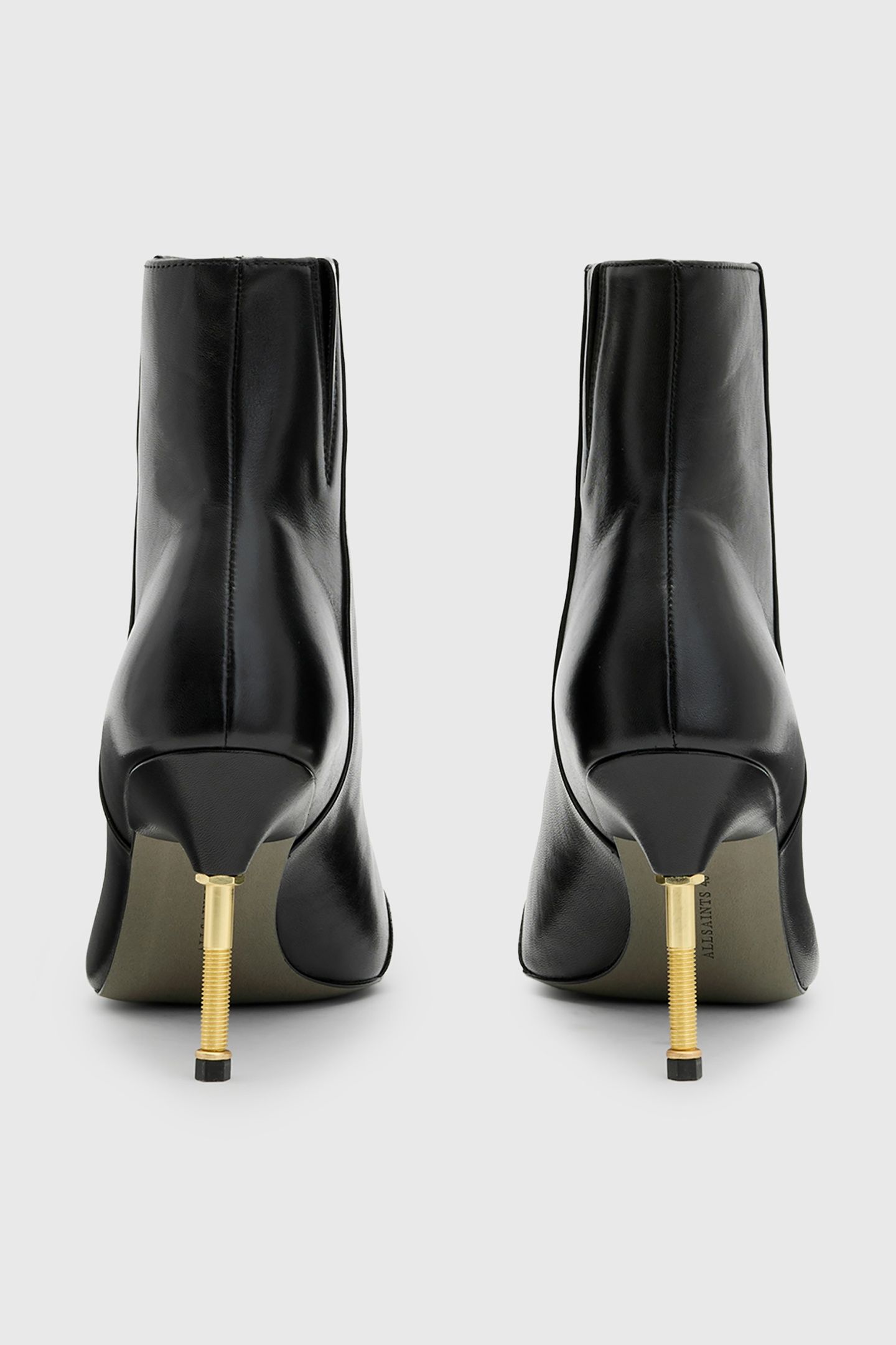 NATASHA BOOT BLACK/WARM BRASS 4