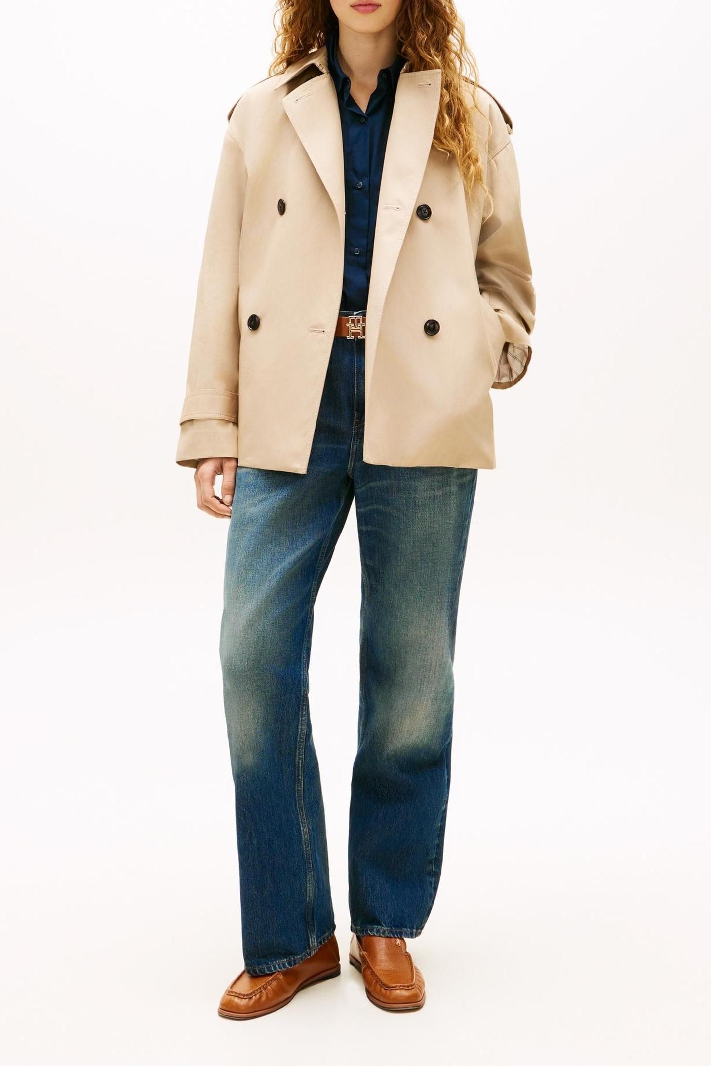 COTTON SHORT TRENCH BEIGE 4