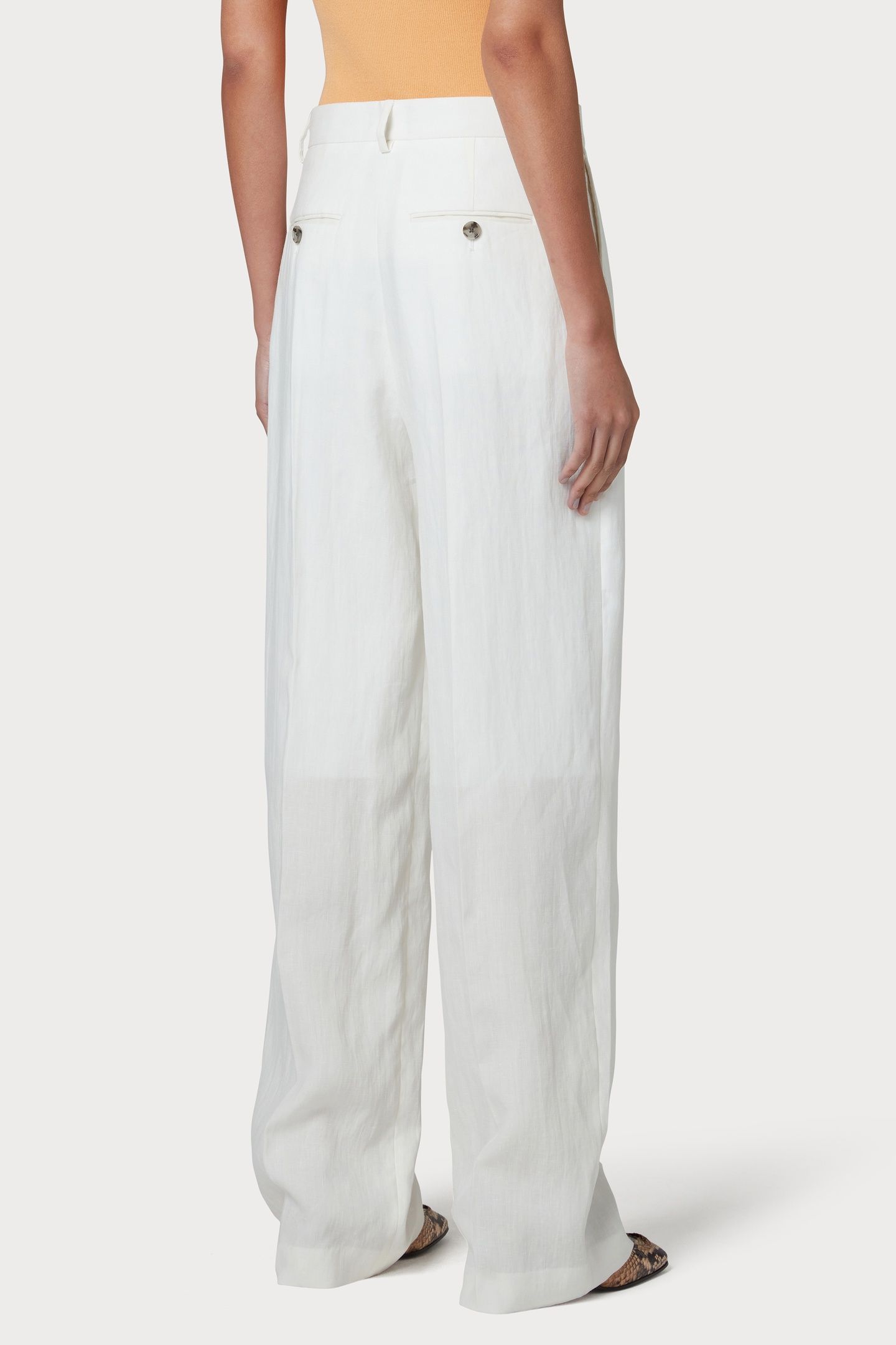 WOMENS TROUSERS IVORY 2