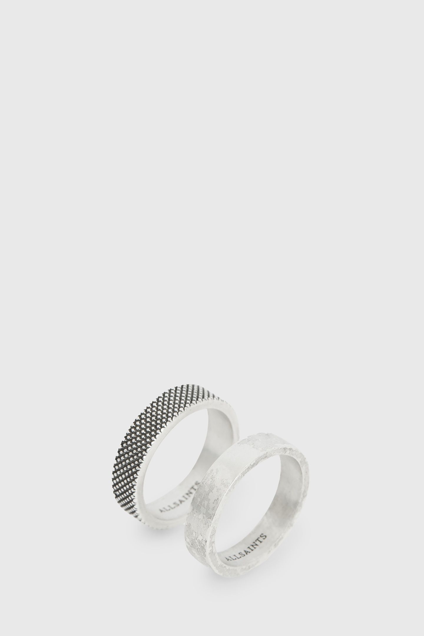 MARS TEX RING SET WARM SILVER 2
