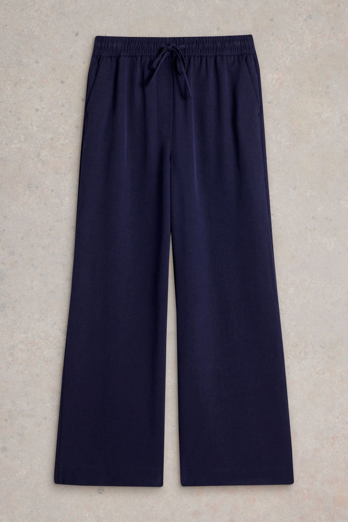 BELLE PULL ON WIDE LEG TROUSER DARK NAVY 4