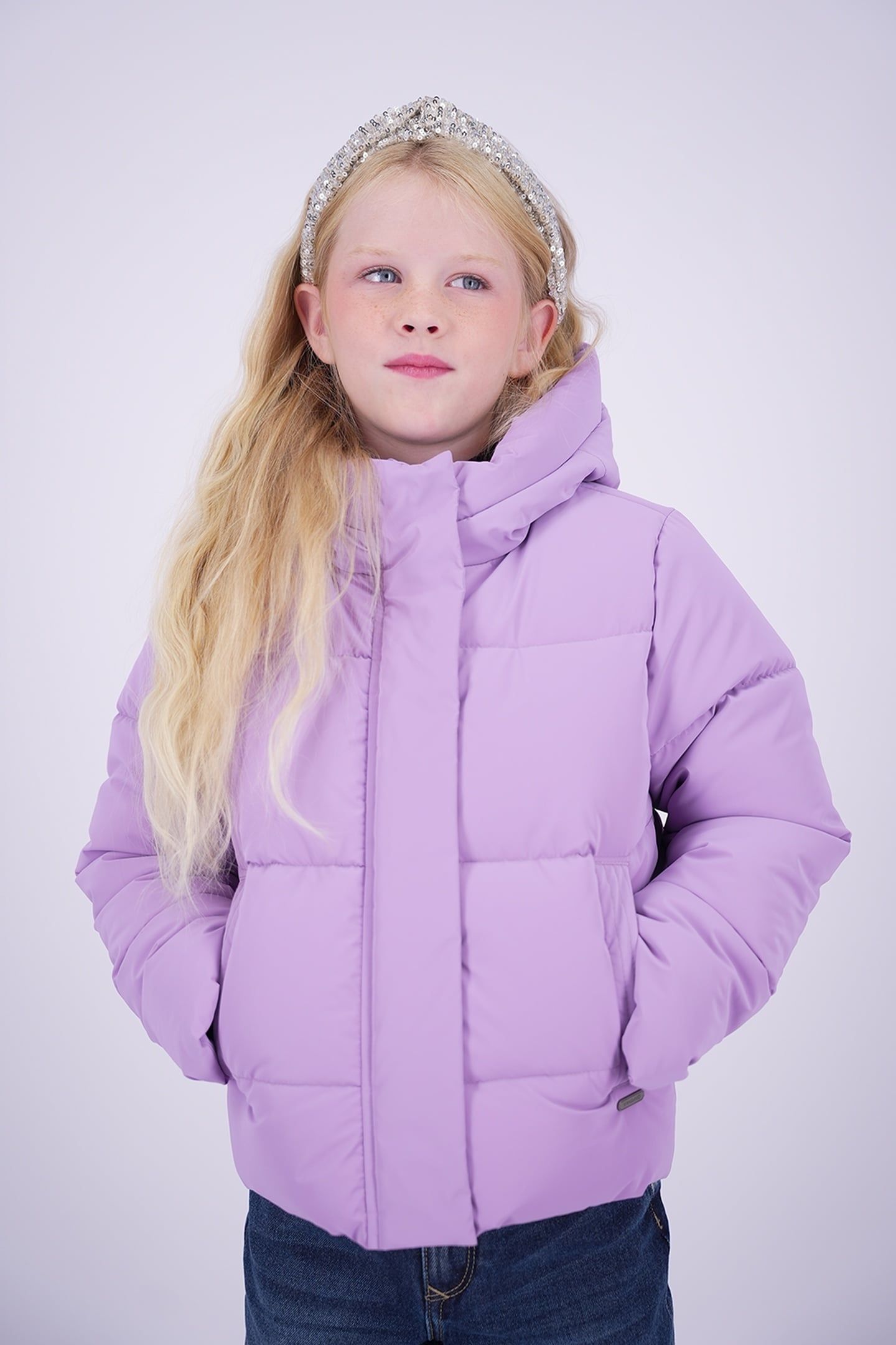 GIRLS TIBANA JACKET OUTDOOR LILAC 1