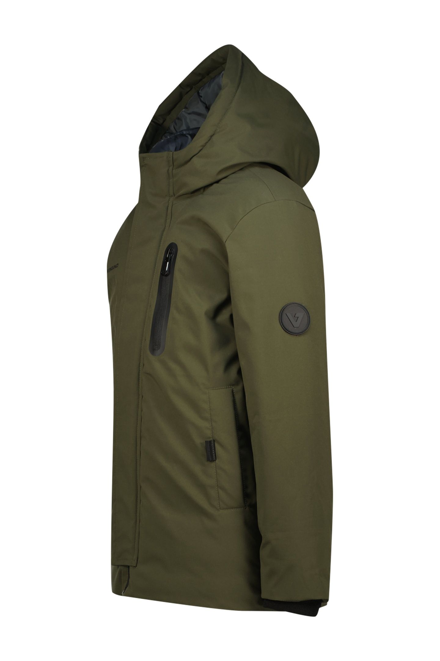 BOYS TELDO JACKET OUTDOOR DARK ARMY GREEN 6