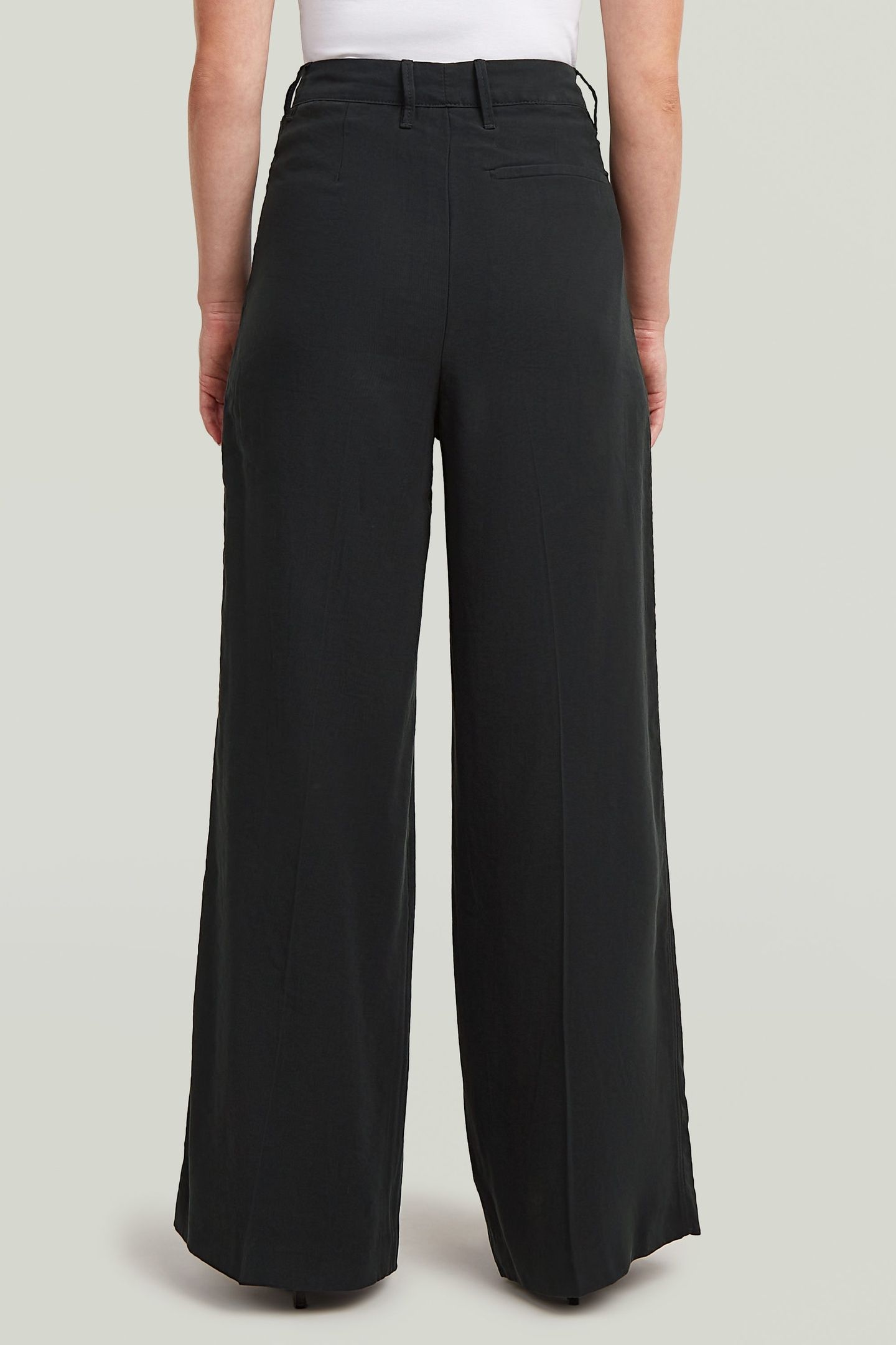 FLUID WIDE LEG PANTS BLACK 2