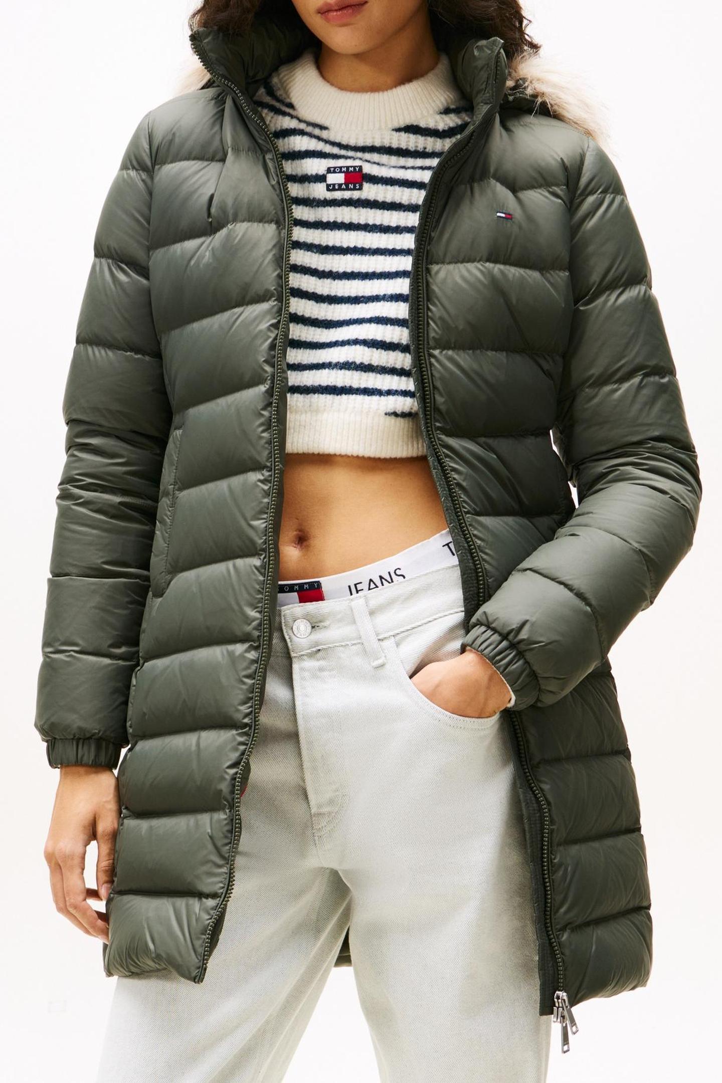 TJW ESSENTIAL HOODED PEWTER GREEN 1
