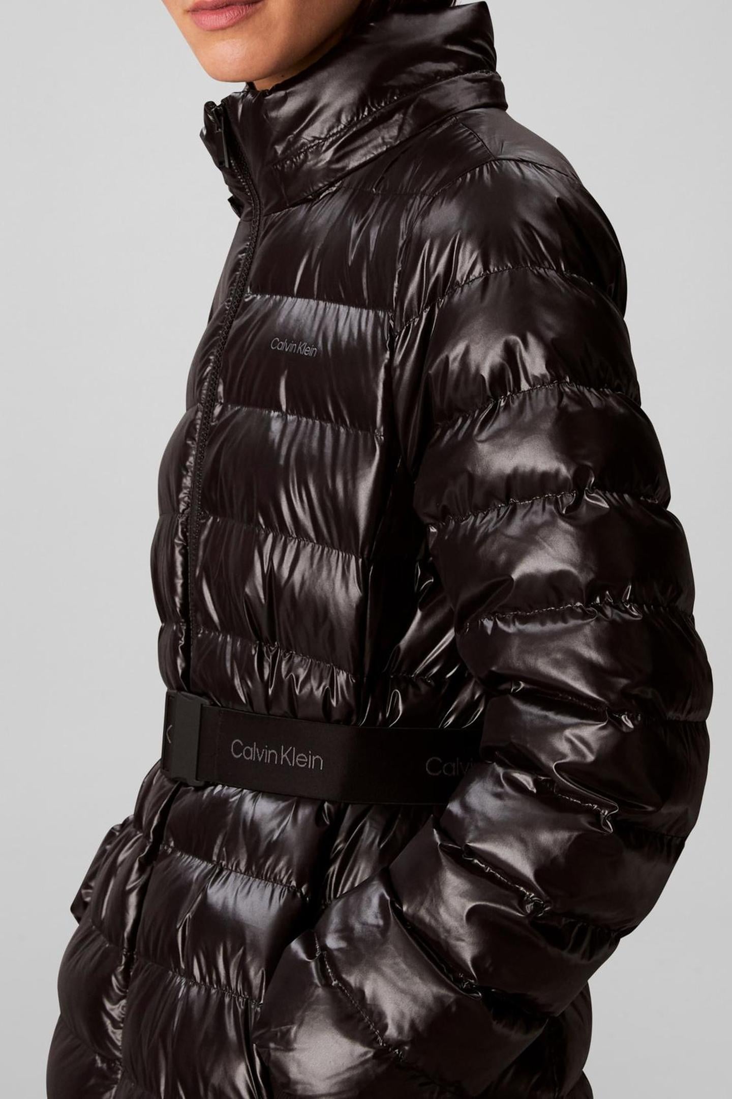 BELTED LIGHTWEIGHT COAT BLACK 5
