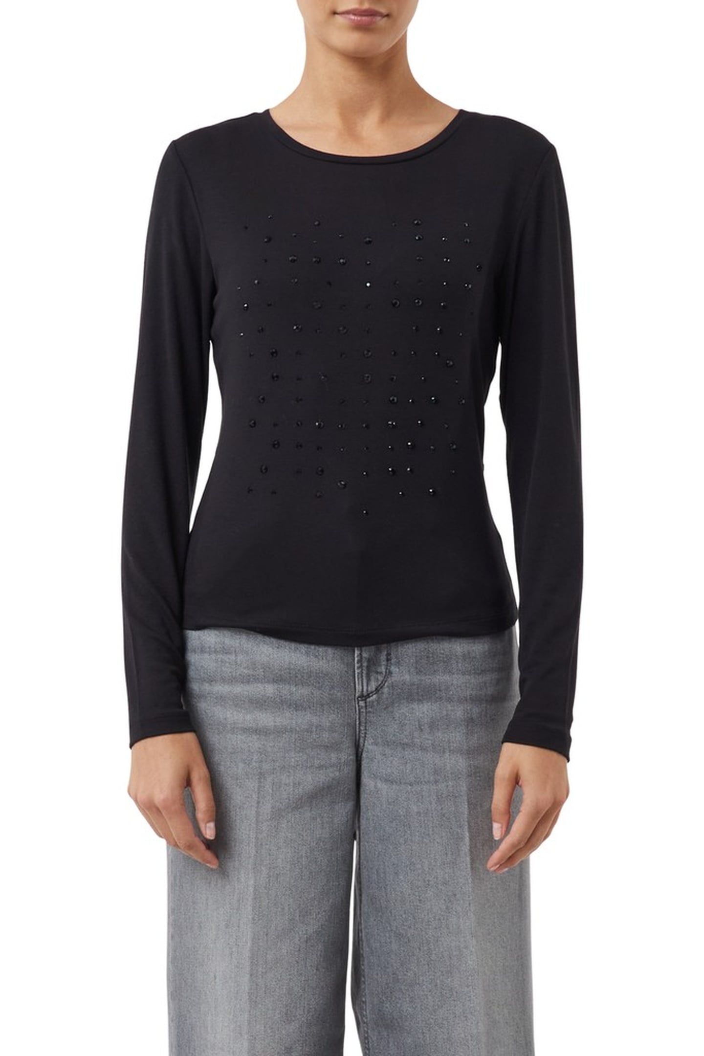 COMMA T-SHIRTS BLACK 1