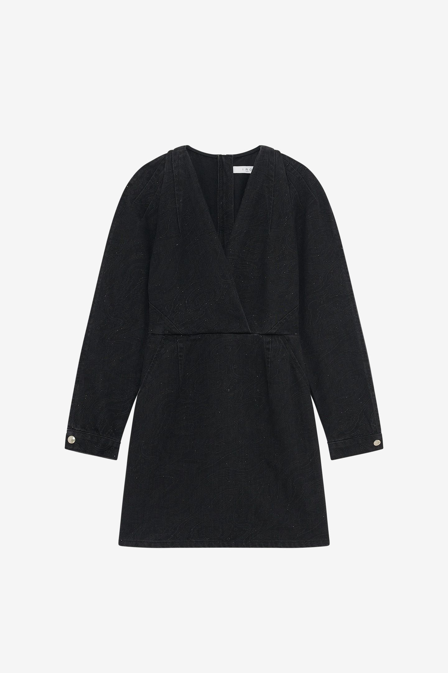 DORA DRESS BLACK / STRASS 4