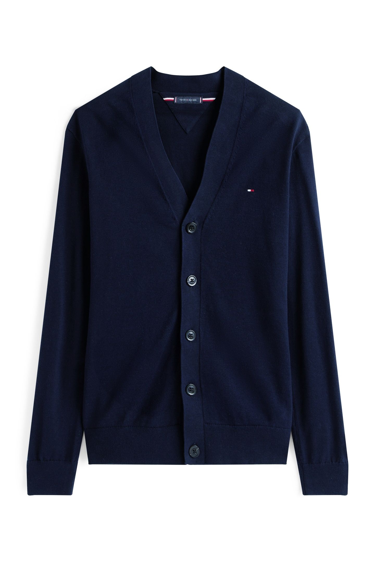 ESSENTIAL COTTON CARDIGAN NAVY BLUE 3