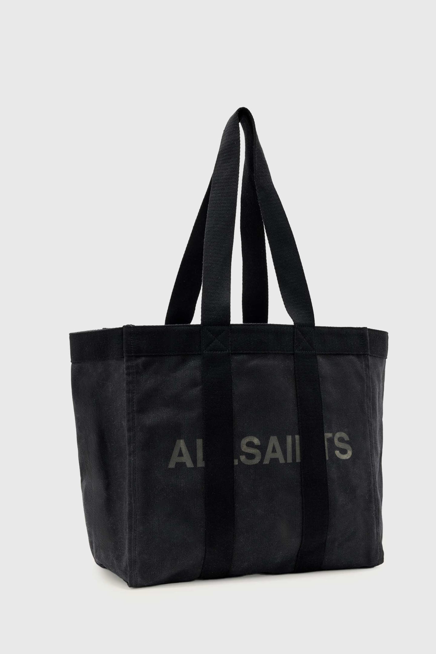 LAYO CANVAS TOTE WASHED BLACK 2