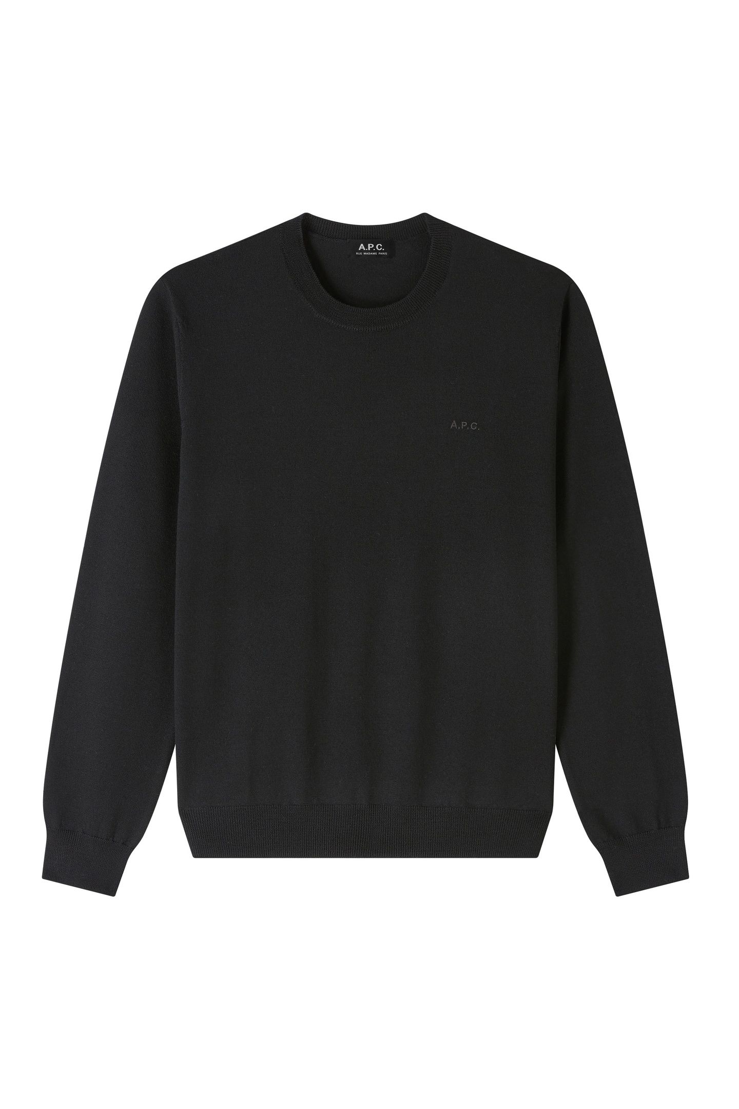 UNISEX SWEATER MATT LOGO BLACK 2