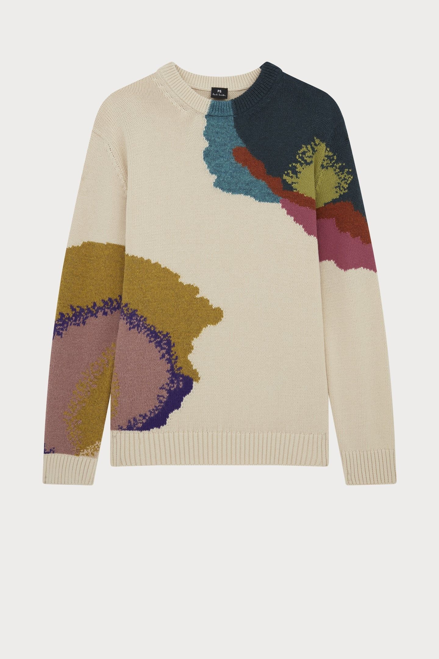 WOMENS KNITTED SWEATER CREW NECK IVORY 7