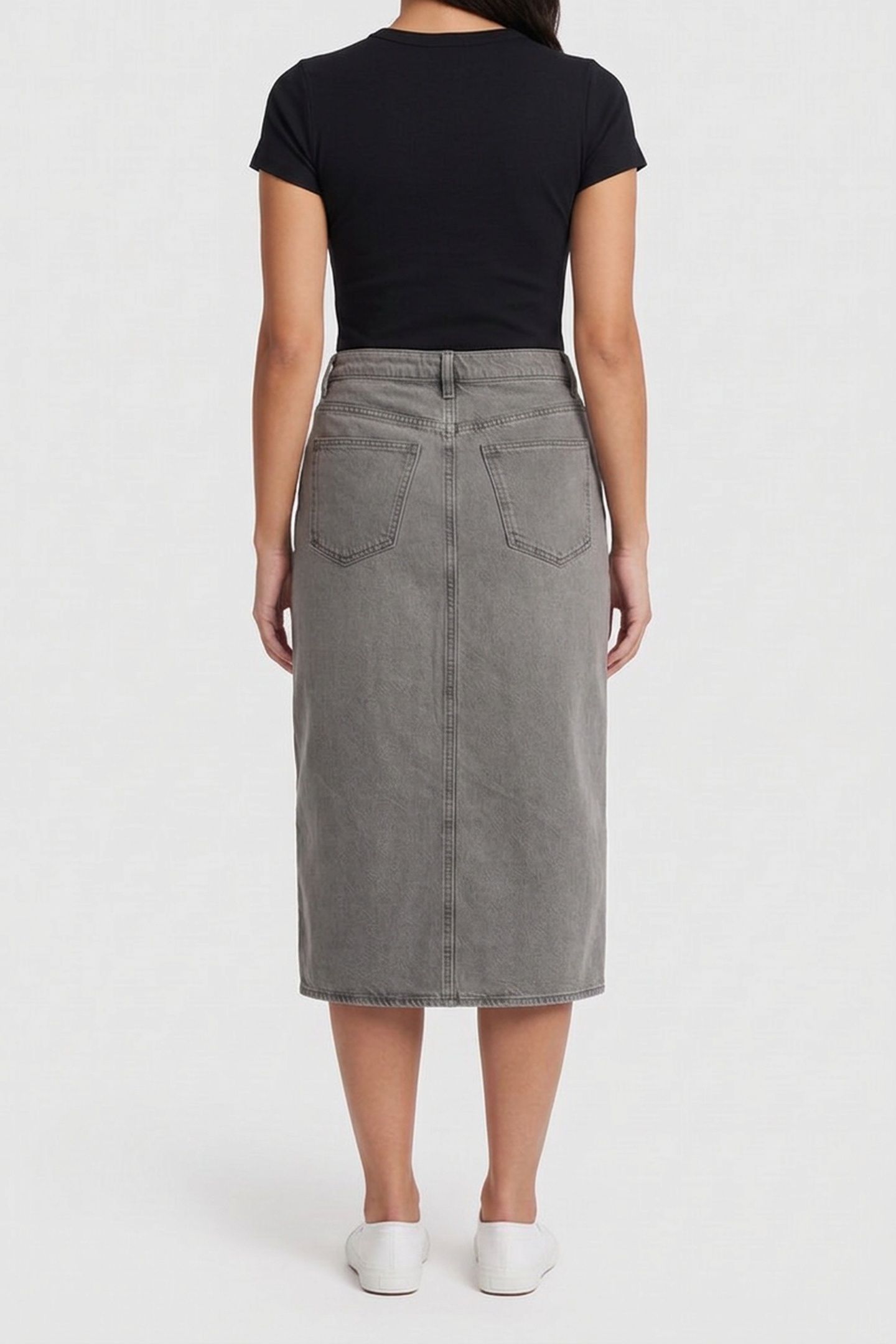 JABBA DENIM SKIRT GREY 2